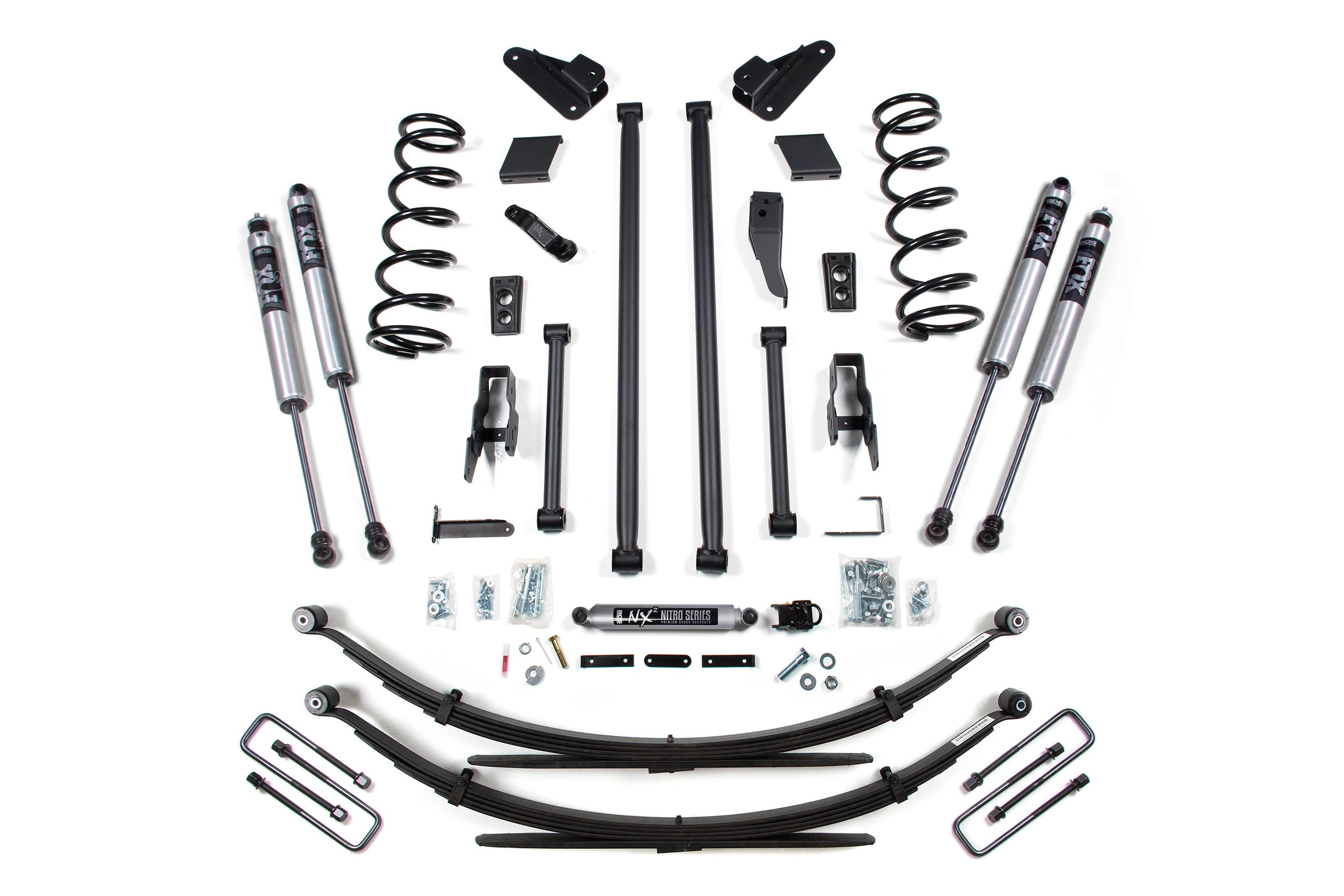 BDS Suspension 5 Inch Long Arm Suspension Lift Kit Dodge Ram 2500 3500 4WD (2000–2002)