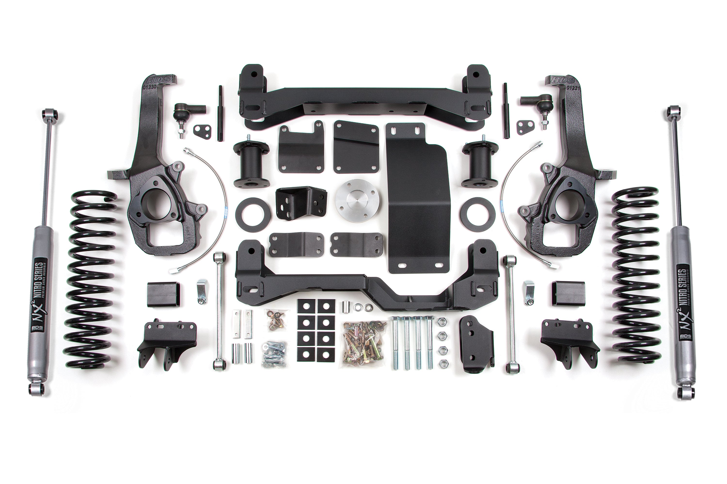 6 Inch Lift Kit | Ram 1500 (13-18) 4WD - 5 Inch Coil Springs / NX2 Nitro Series