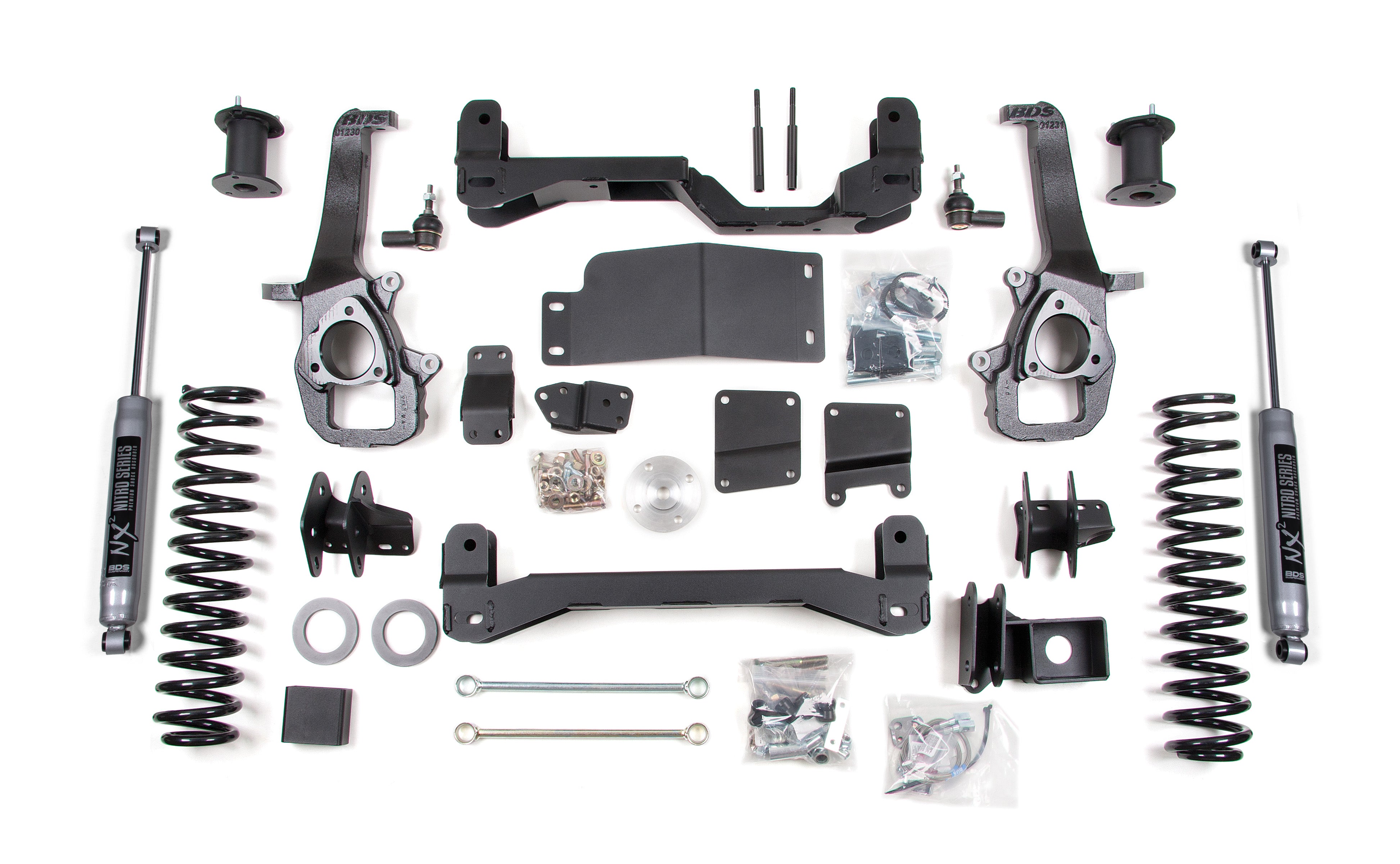 4 Inch Lift Kit | Dodge Ram 1500 (09-11) 4WD - 3 Inch Coil Springs / FOX 2.0 Performance Series