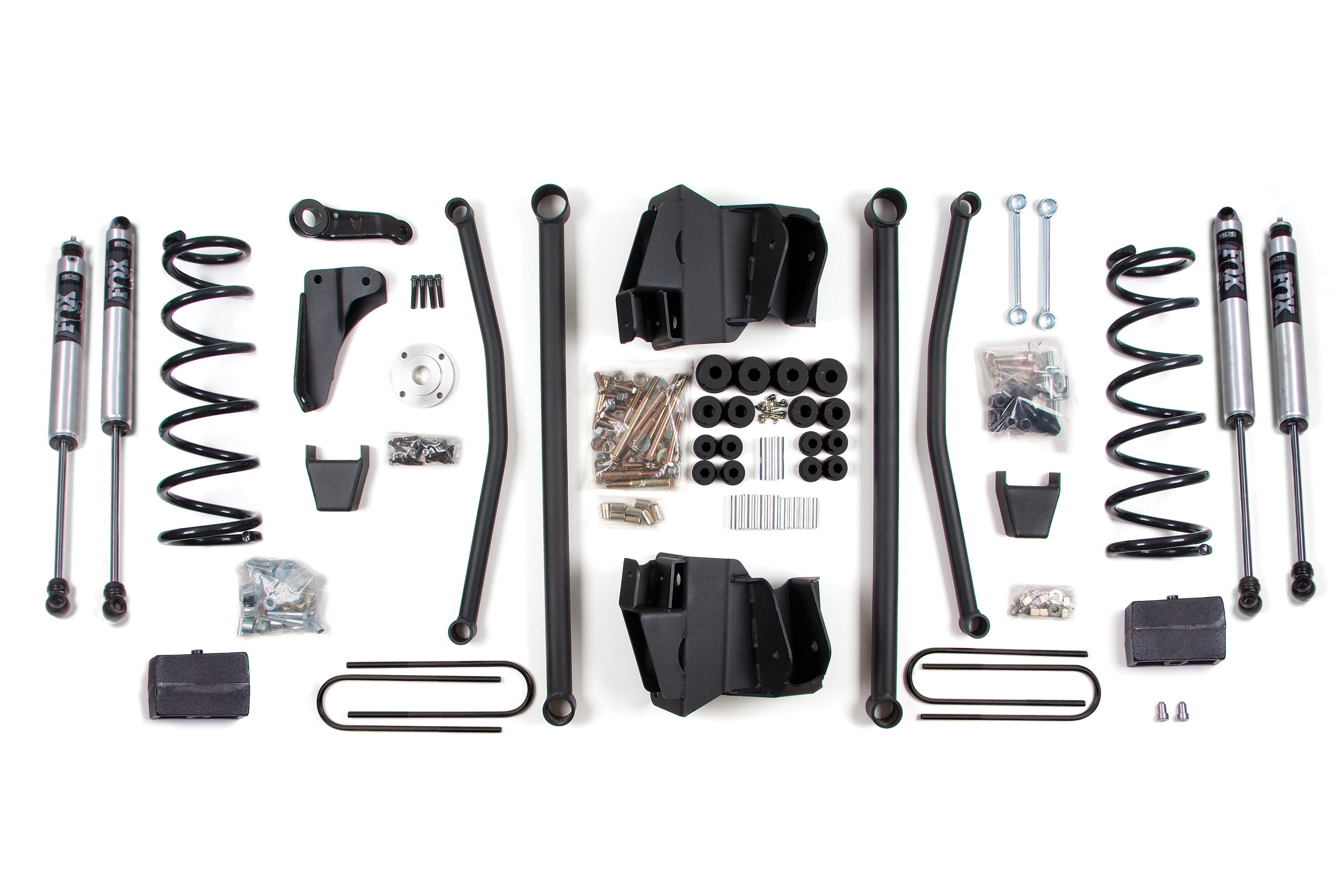 BDS 6 Inch Long Arm Suspension Lift Kit w/ FOX 2.0 Performance Series Shocks Dodge Ram 2500 & 3500 4WD Diesel (2003–2007)