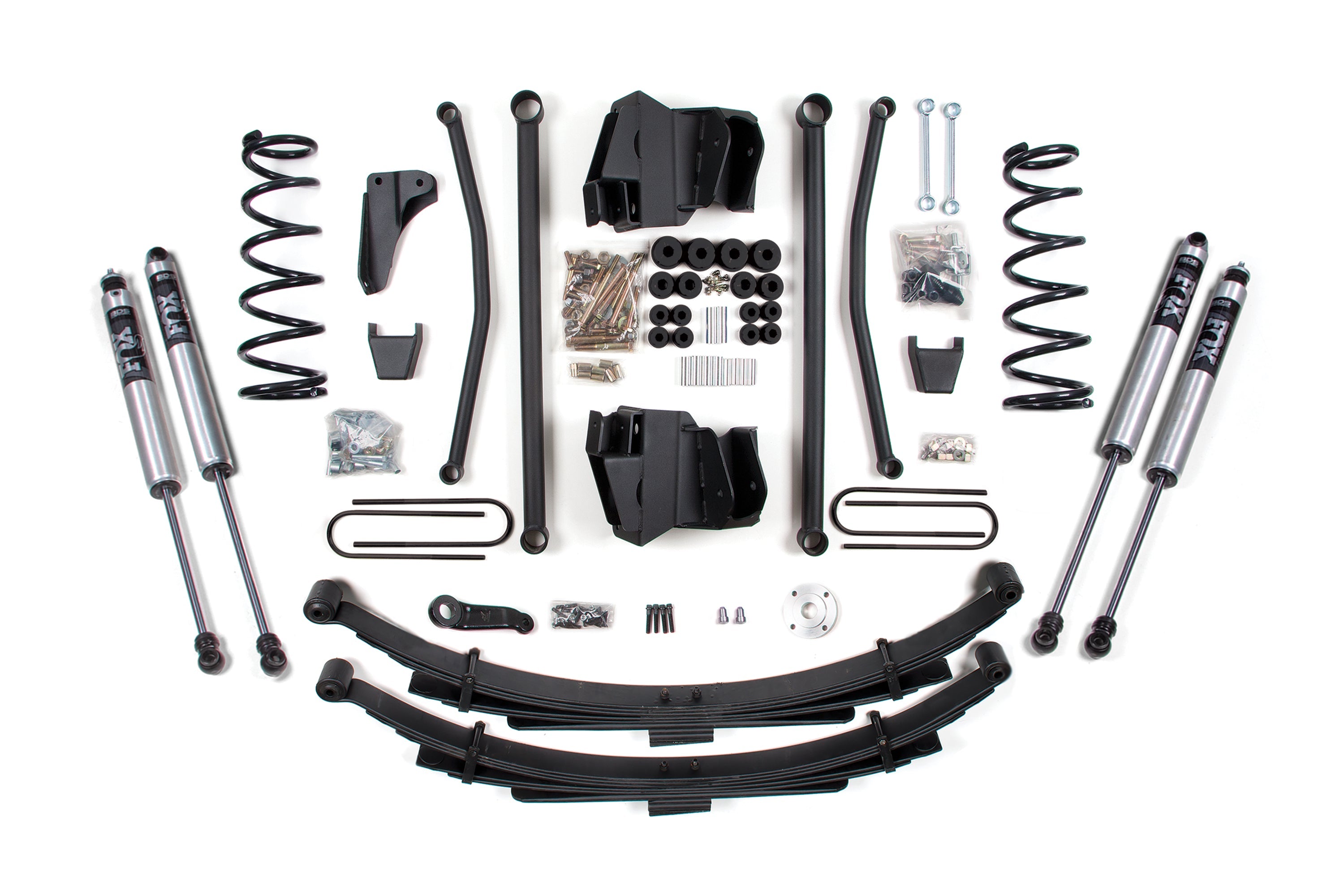 BDS 6 Inch Long Arm Suspension Lift Kit w/ FOX 2.0 Performance Series Shocks Dodge Ram 2500 & 3500 4WD Diesel (2003–2007)