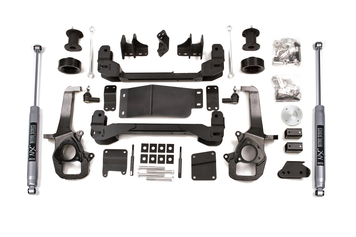 4 Inch Lift Kit | Ram 1500 (13-18) 4WD - 2 Inch Coil Spacer / FOX 2.0 Performance Series