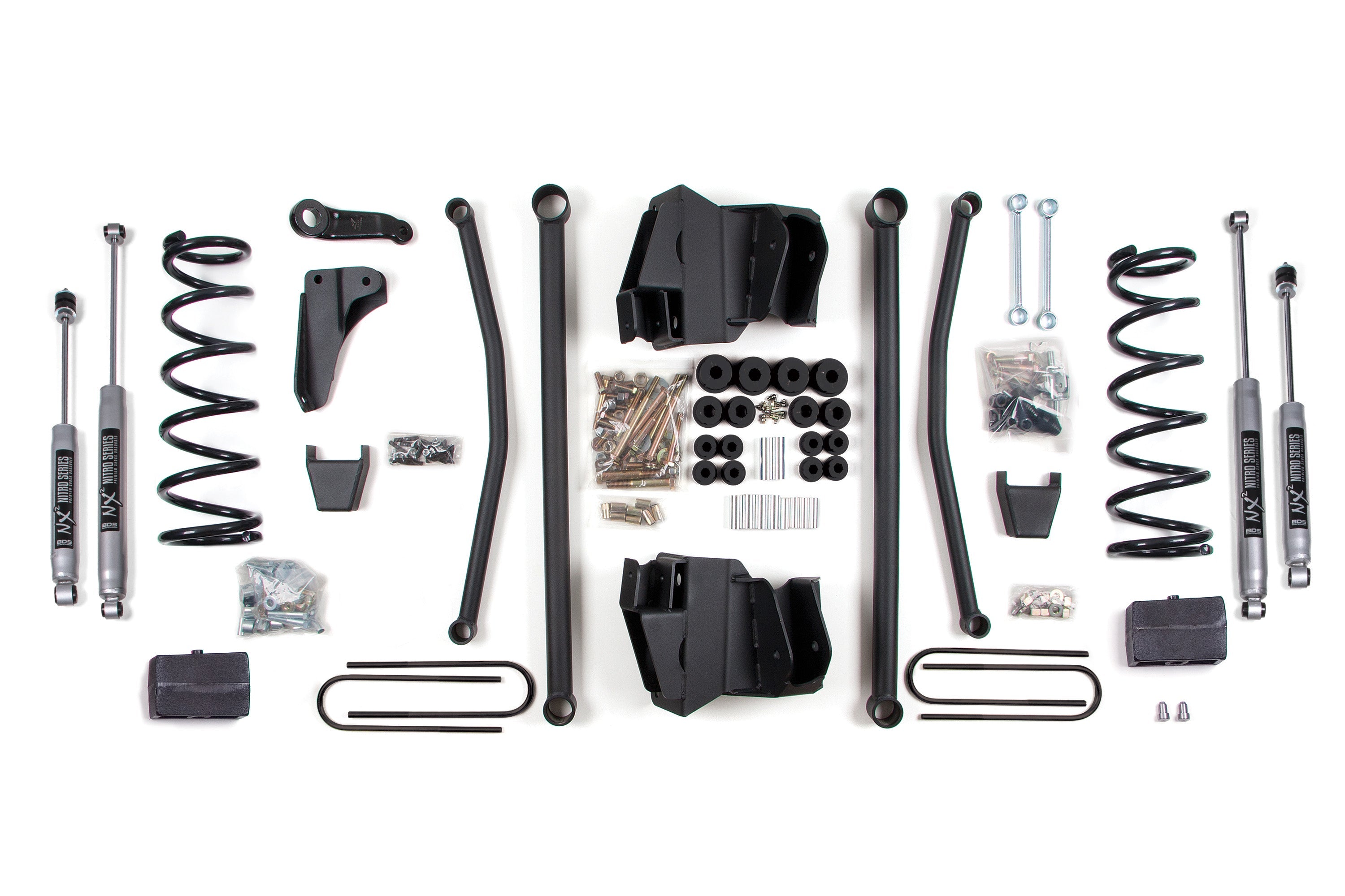 BDS 4 Inch Lift Kit with Long Arm for 2005-2007 Dodge Ram 2500 Power Wagon 4WD Gas