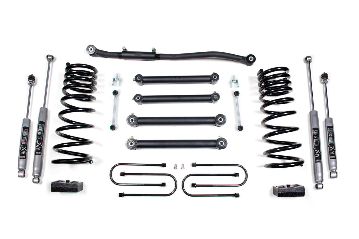 3 Inch Lift Kit | Dodge Ram 2500 (03-13) & 3500 (03-12) 4WD | Diesel - 3-1/2 Inch Axle / FOX 2.0 Performance Series