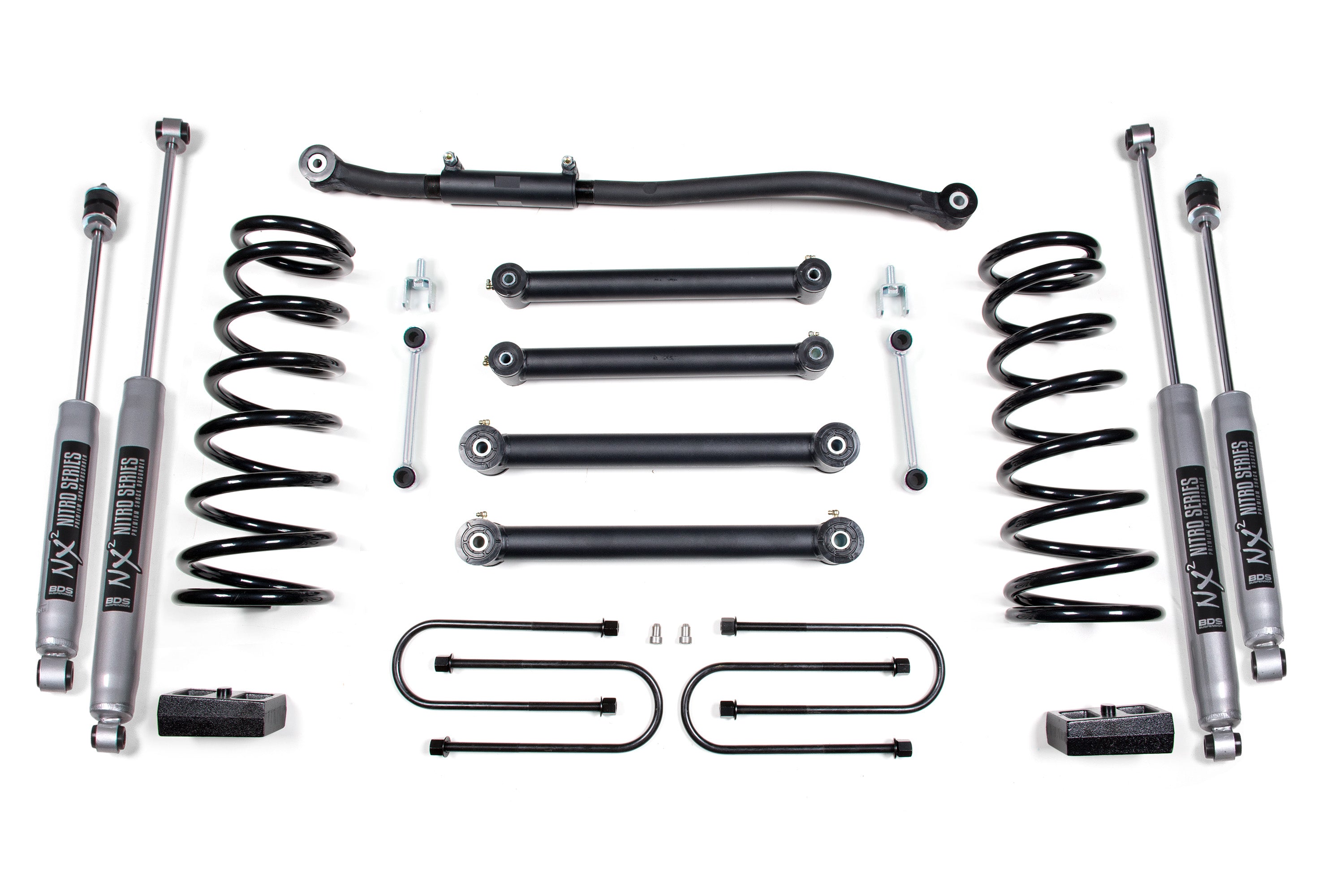 3 Inch Lift Kit | Dodge Ram 2500 (03-13) & 3500 (03-12) 4WD | Gas - 3-1/2 Inch Axle / NX2 Nitro Series