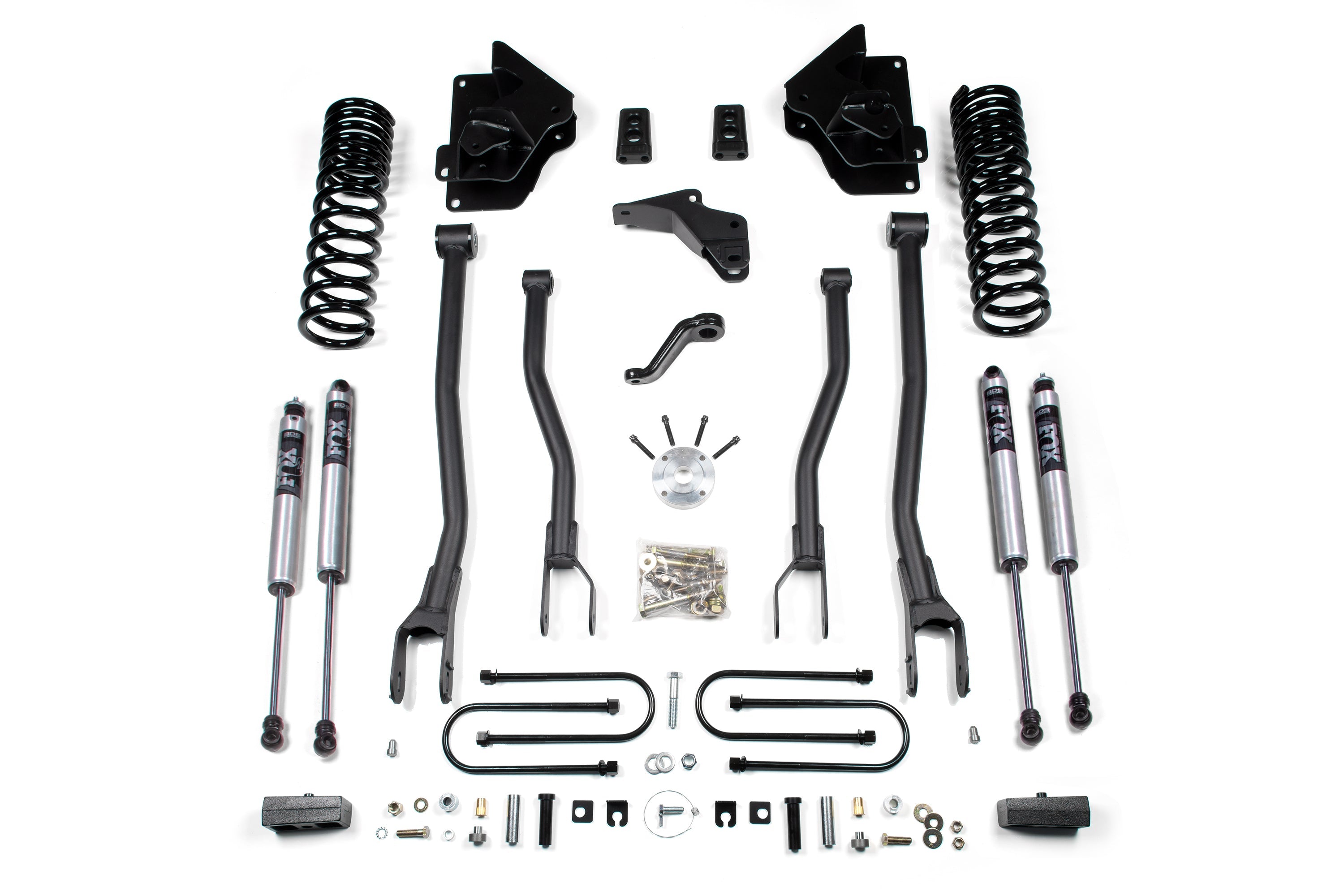 BDS 4 Inch Lift Kit w/ 4-Link for 2013-2018 Ram 3500 4WD Diesel