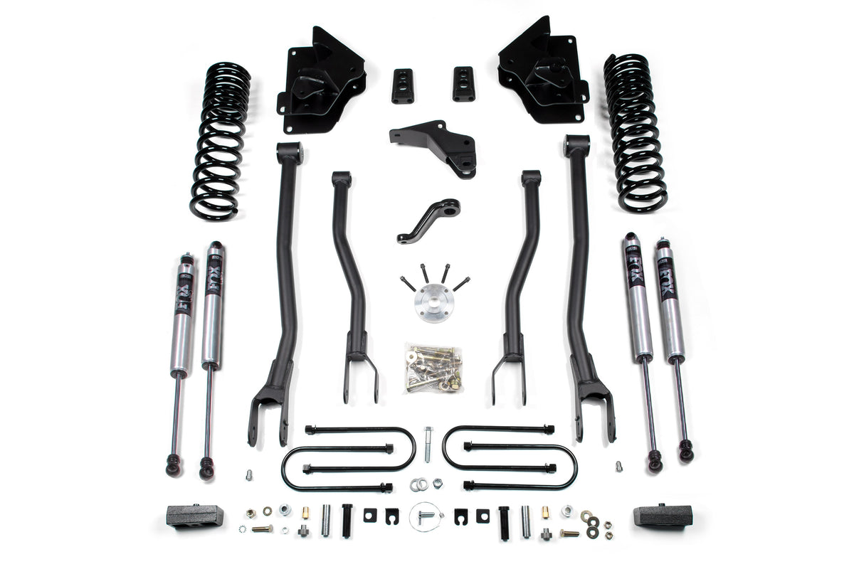 BDS 4 Inch Lift Kit w/ 4-Link for 2013-2018 Ram 3500 4WD Diesel