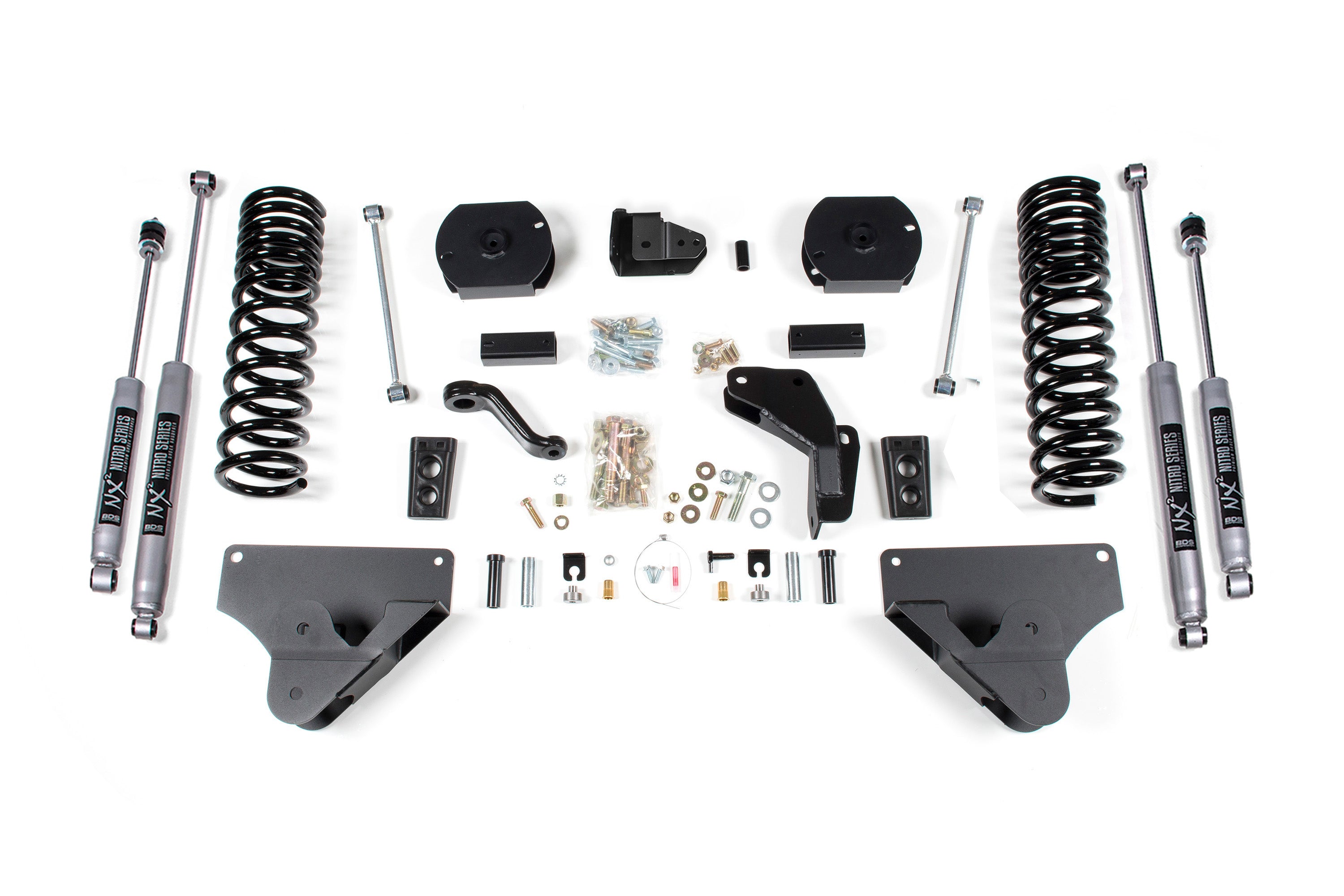 4 Inch Lift Kit | Ram 2500 (14-18) 4WD | Diesel - Coil Springs / NX2 Nitro Series