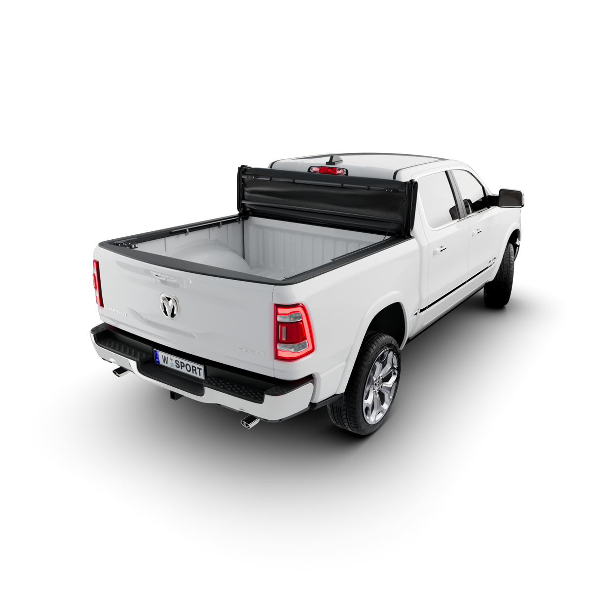Worksport SC4 Quick Latch Full Bed Access Soft Tonneau Cover for Ram 1500 / 2500 / 3500