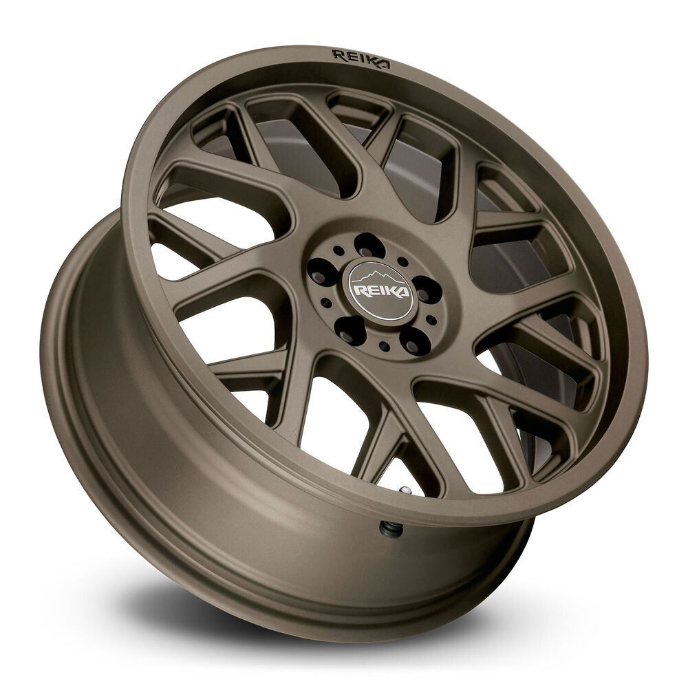 Reika R25 Detour wheel in Bronze – lay-down view