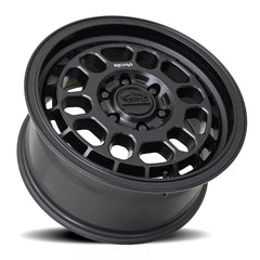 Reika R35V Rambler wheel in Satin Black – lay-down view