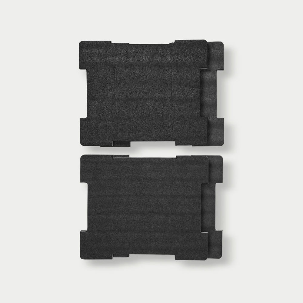 [A0021-HRFM-BLK] Layers of Custom Foam for Halfrack outside of the case