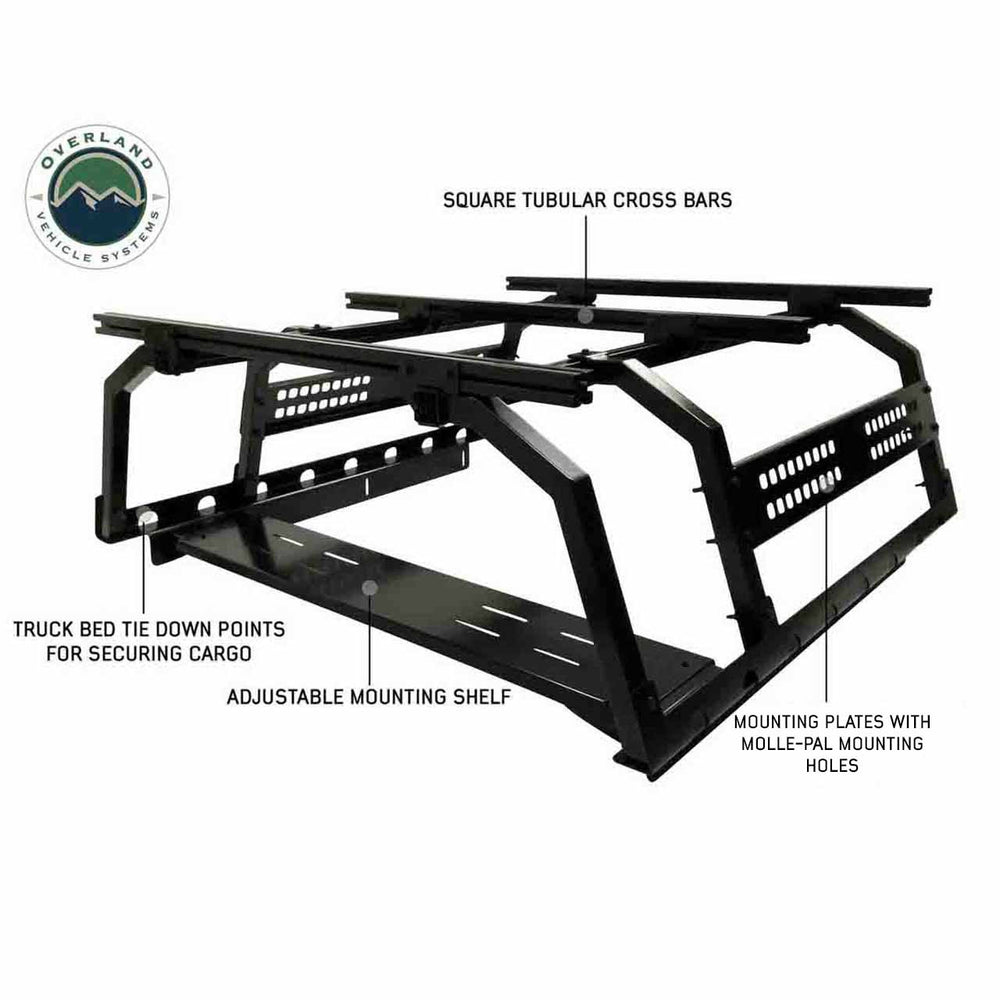 Discovery Rack -Mid Size Truck Short Bed Application