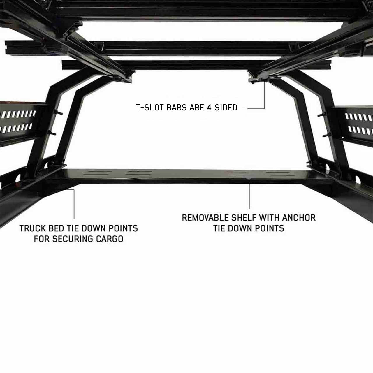 Discovery Rack -Mid Size Truck Short Bed Application