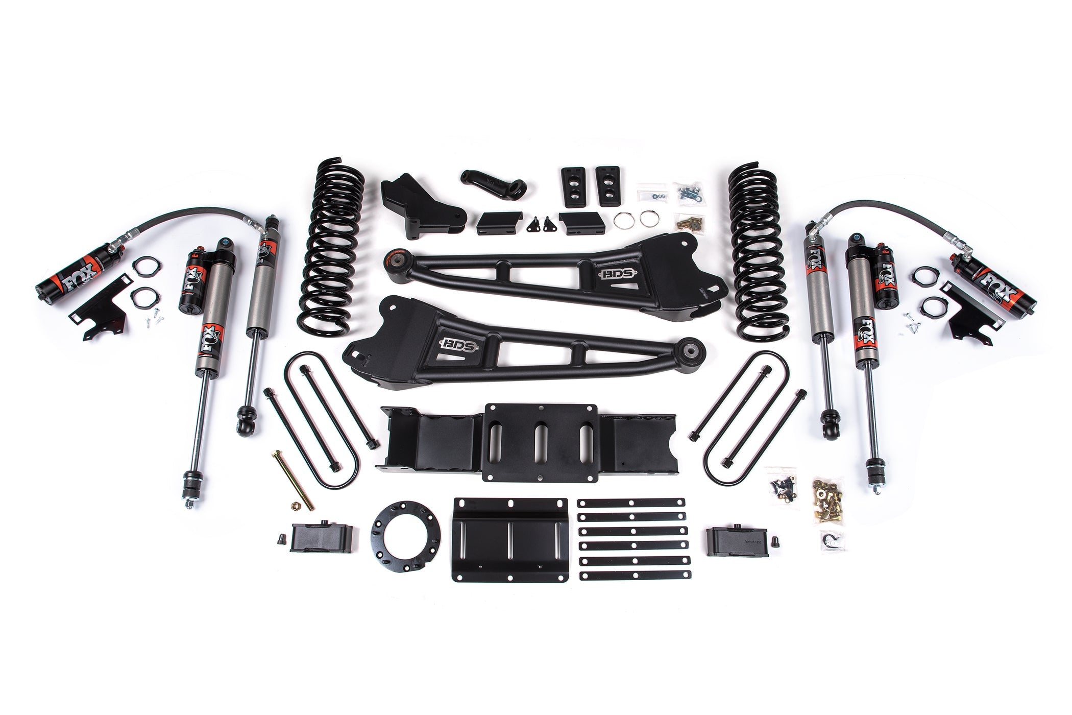 BDS Suspension NX2 4 Inch Radius Arm Lift Kit Ram 3500 4WD Gas (2019-2023)