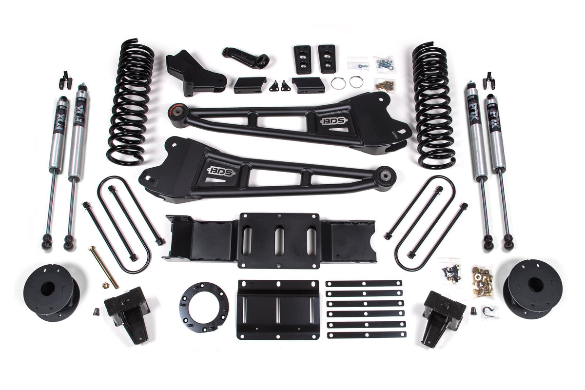 BDS 5.5 Inch Radius Arm Lift Kit Ram 3500 Gas w/ Rear Air Ride 4WD (2019–2024)