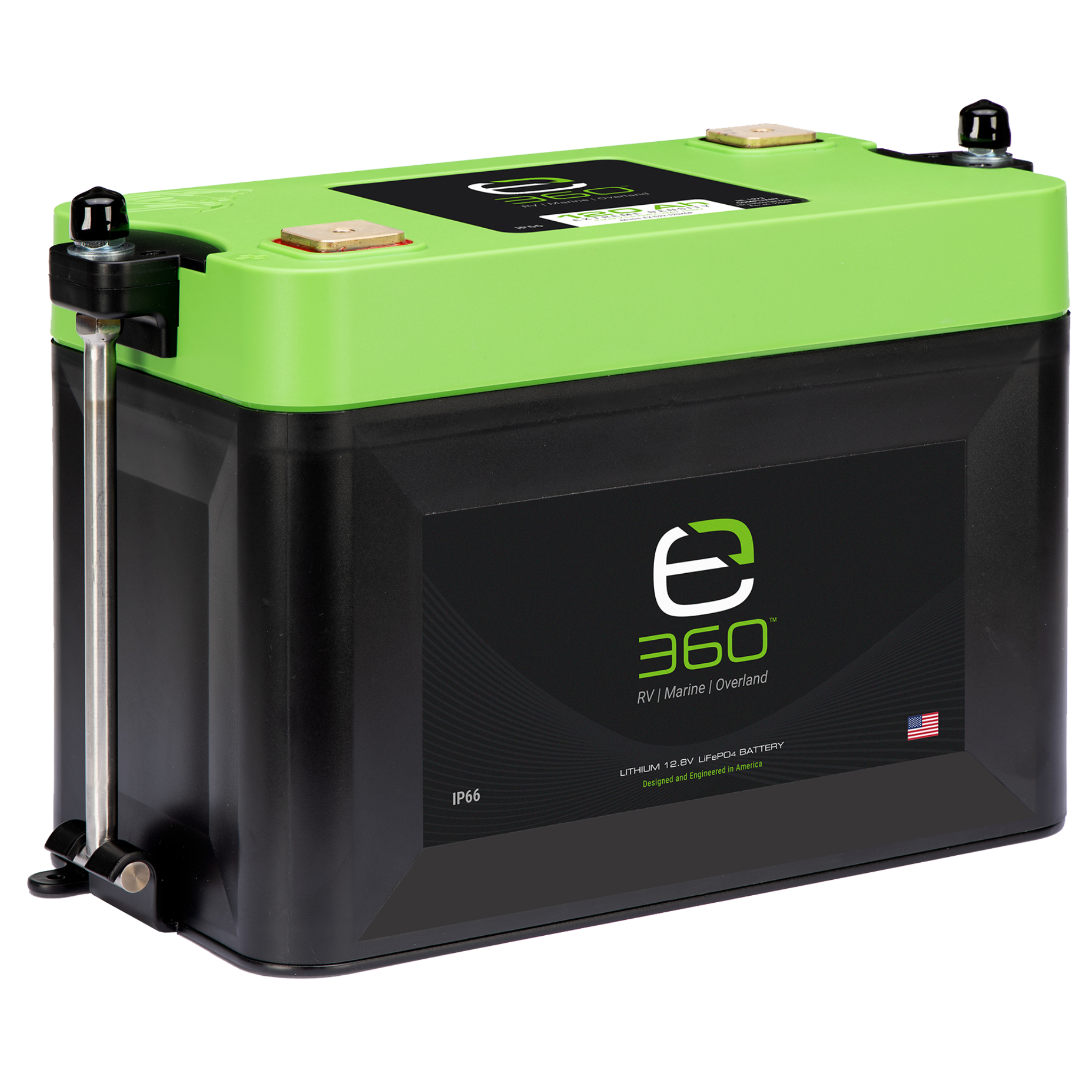 Expion360 Group 27 LiFePO4 Lithium Battery Single Mounting Kit