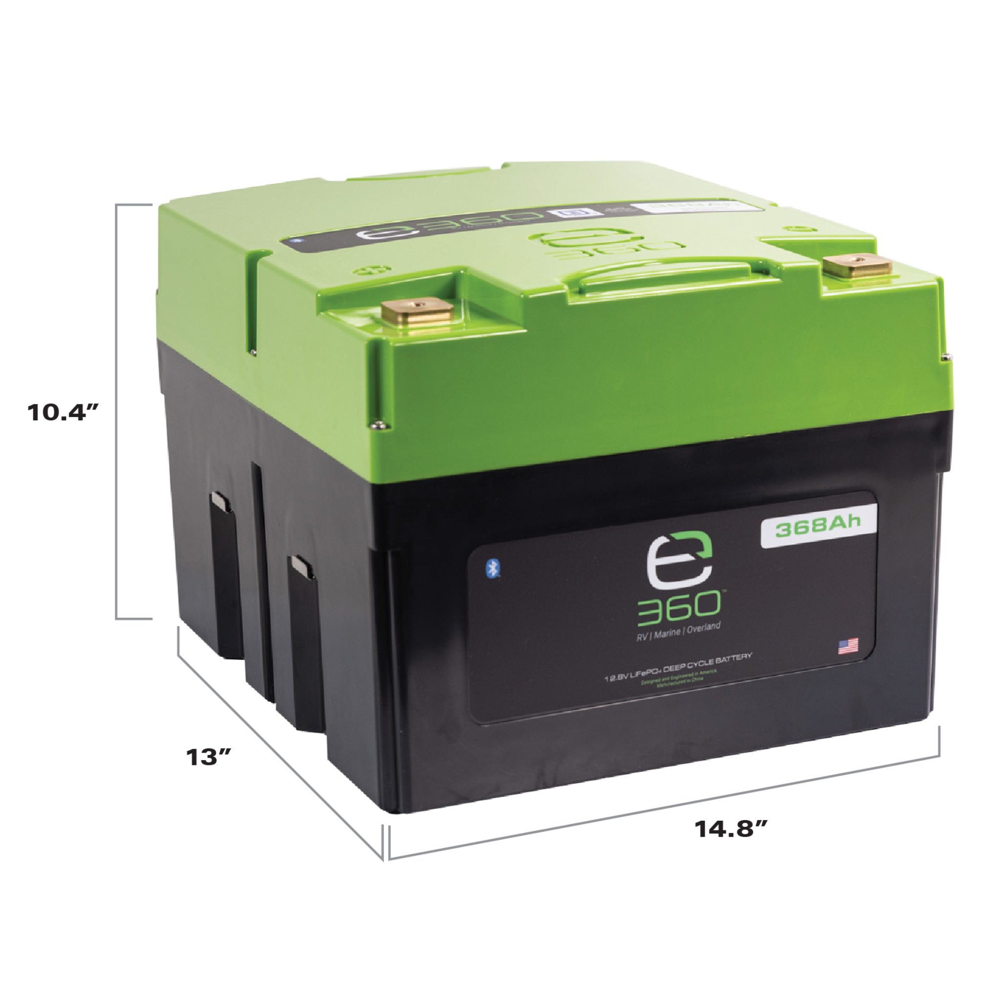 Expion360 12V 368Ah LiFePO4 Lithium Battery EX1 – Extreme Density, High Capacity