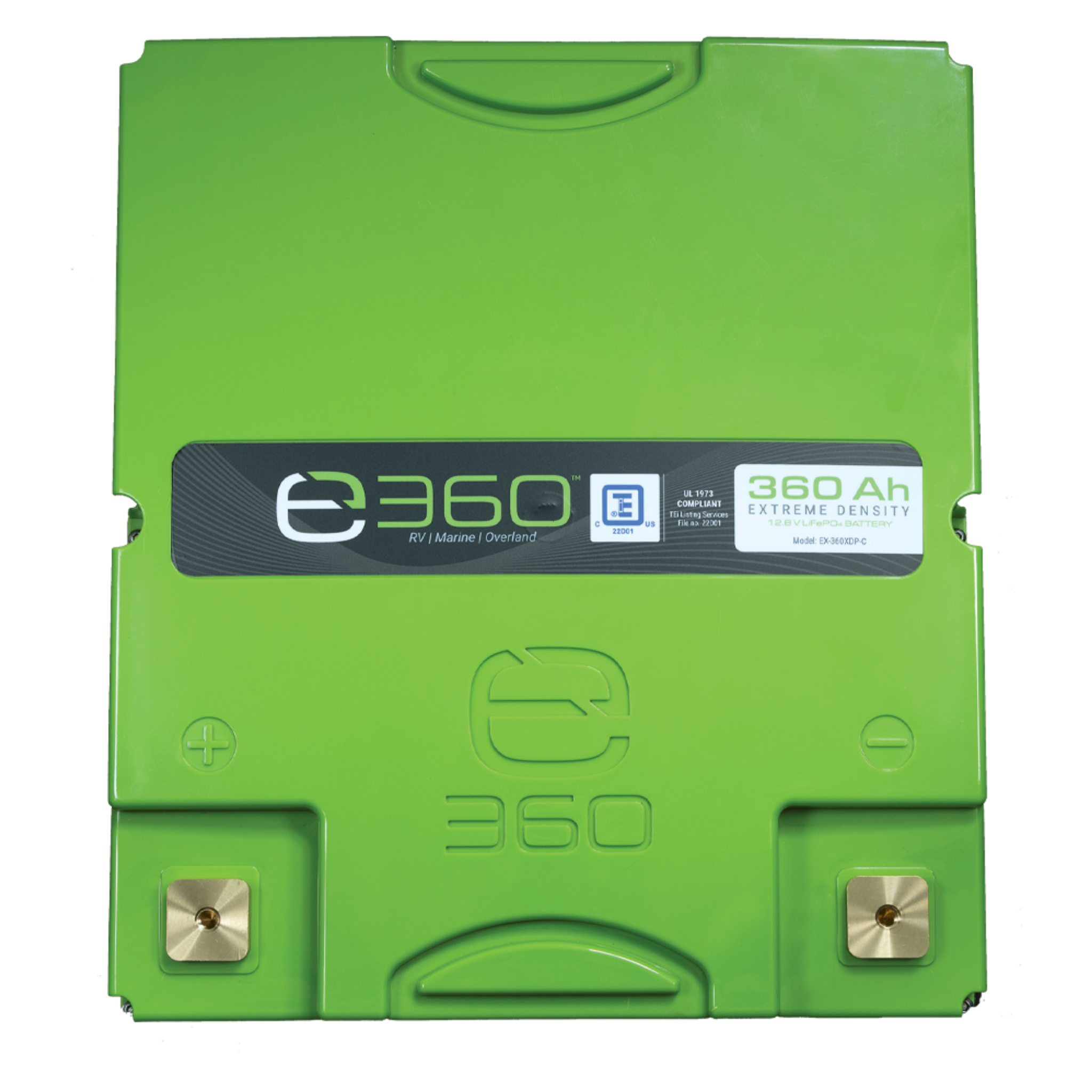 Expion360 12V 368Ah LiFePO4 Lithium Battery EX1 – Extreme Density, High Capacity