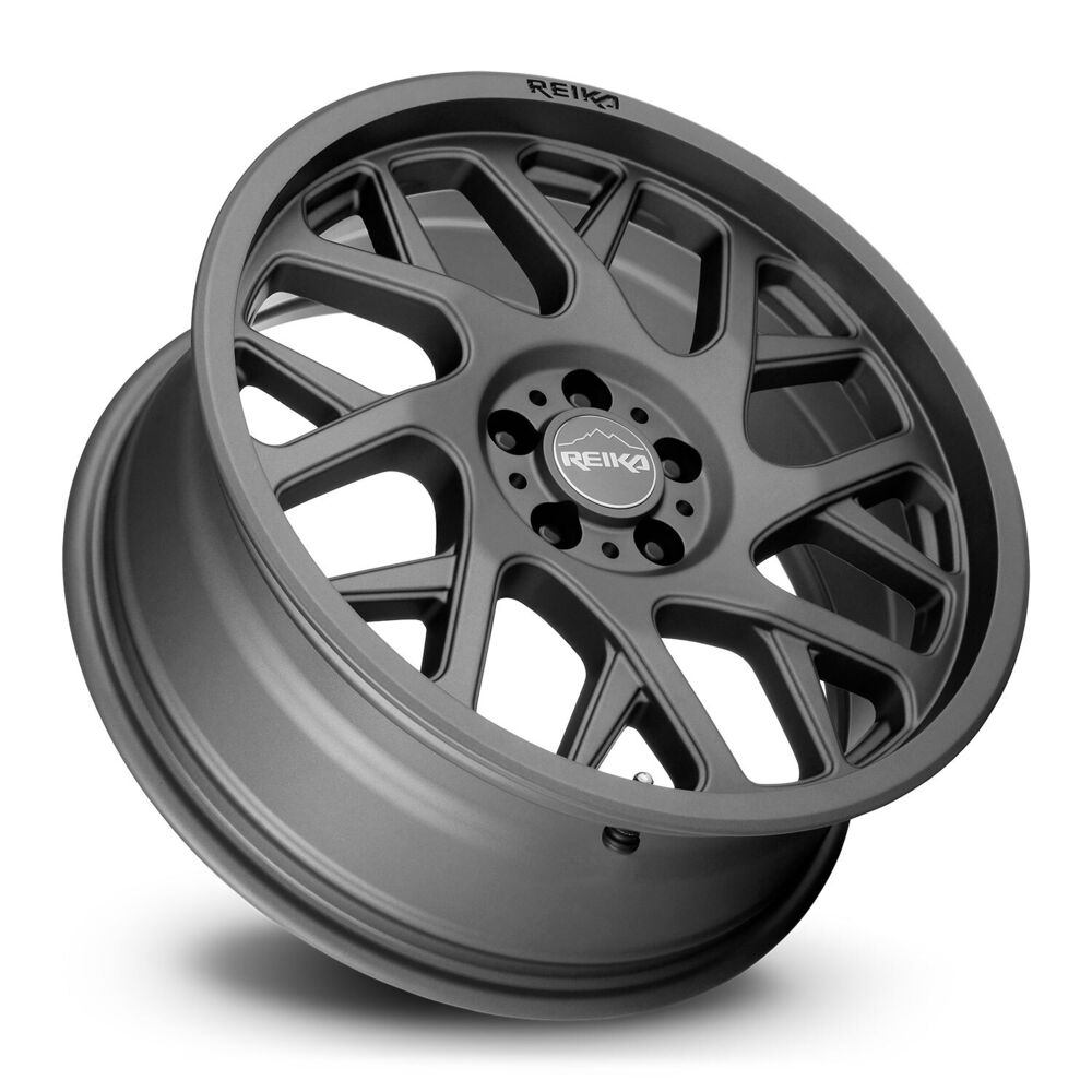 Reika R25 Detour wheel in Slate Gray – lay-down view