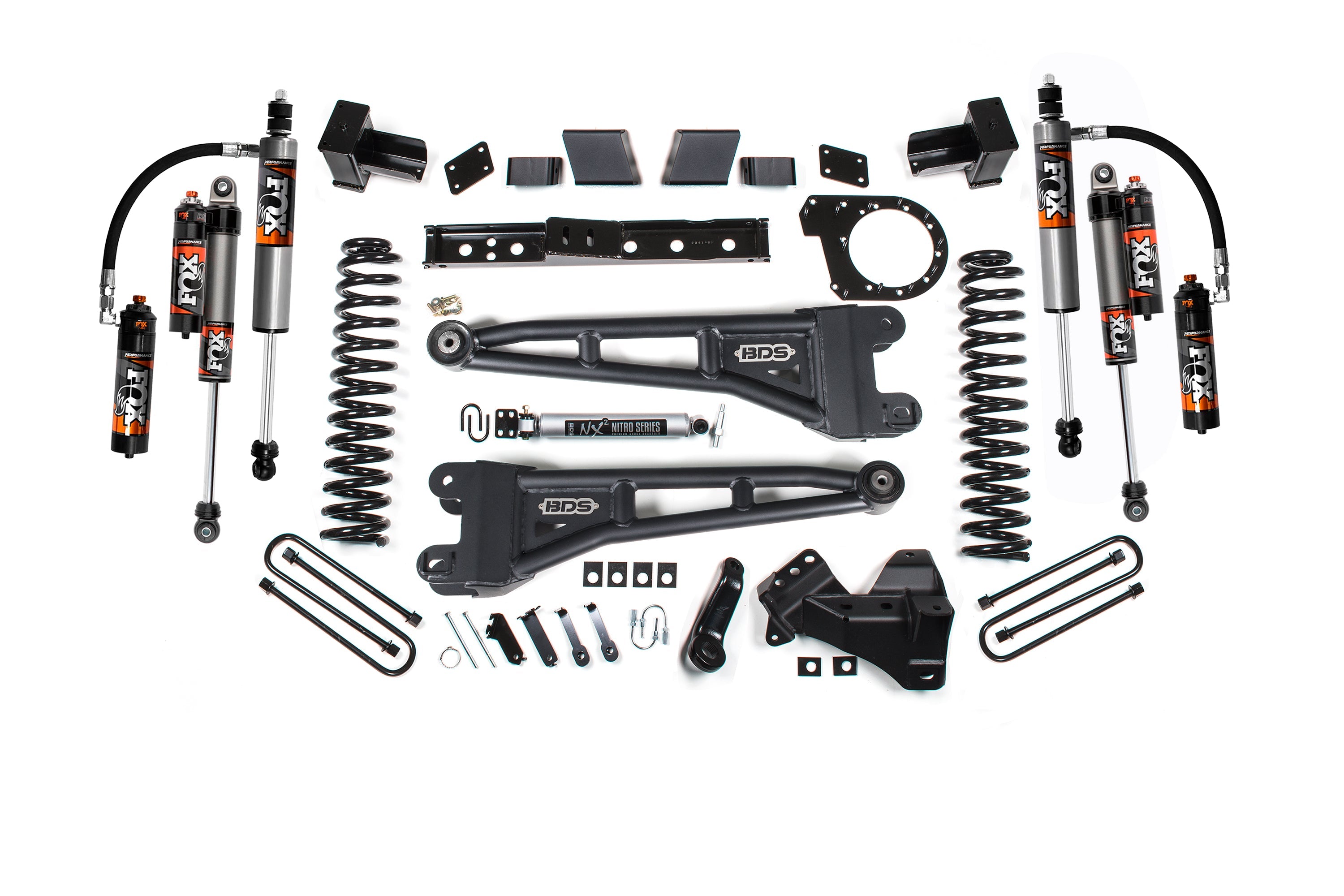 BDS 7 Inch Radius Arm Lift Kit Ford F250/F350 Super Duty Diesel 4WD (2023–2026)