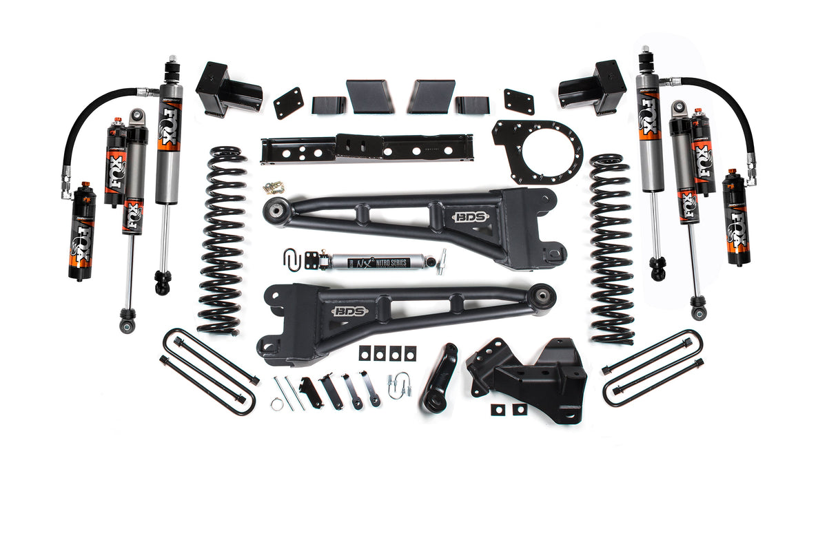 BDS 7 Inch Radius Arm Lift Kit Ford F250/F350 Super Duty Diesel 4WD (2023–2026)
