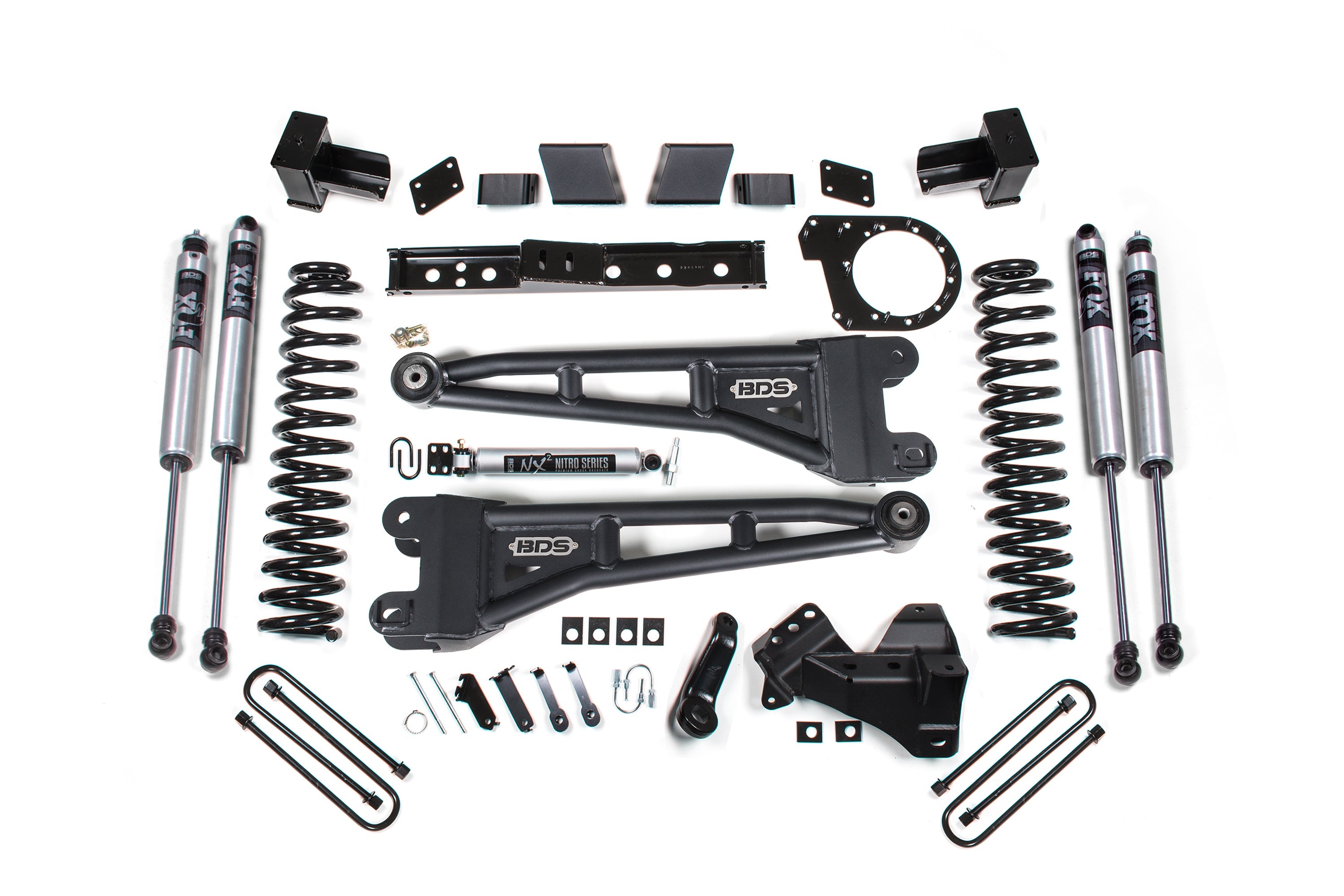 BDS 7 Inch Radius Arm Lift Kit Ford F250/F350 Super Duty Diesel 4WD (2023–2026)