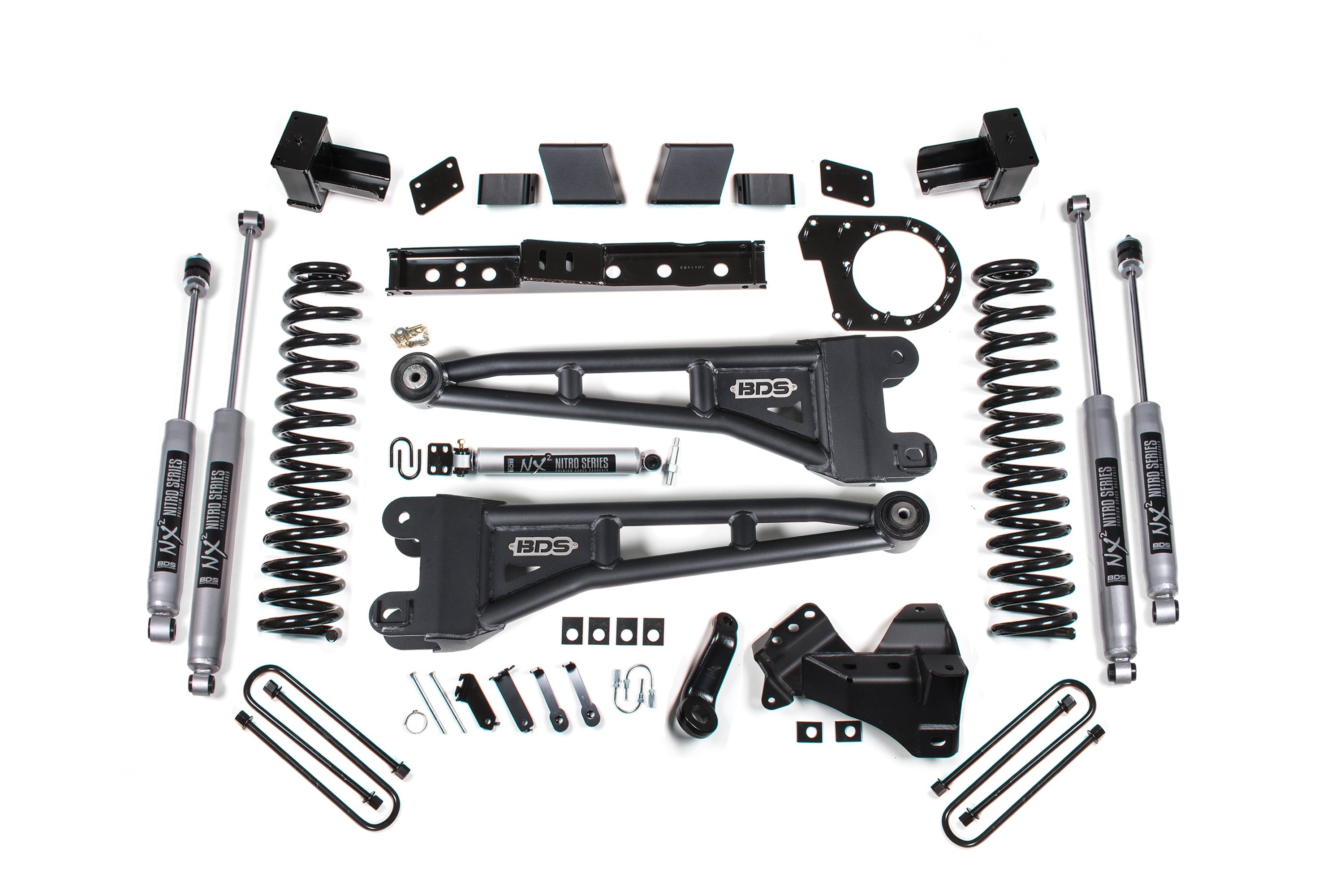 BDS 7 Inch Radius Arm Lift Kit Ford F250/F350 Super Duty Diesel 4WD (2023–2026)