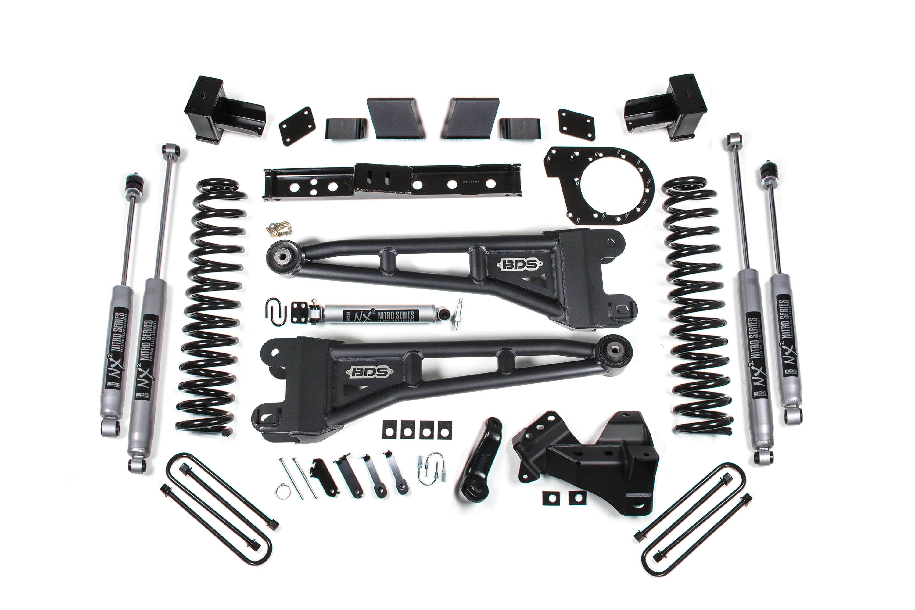 BDS 7 Inch Radius Arm Lift Kit FOX 2.5 HTO for Ford F350 Super Duty DRW Diesel 4WD (2023–2026)