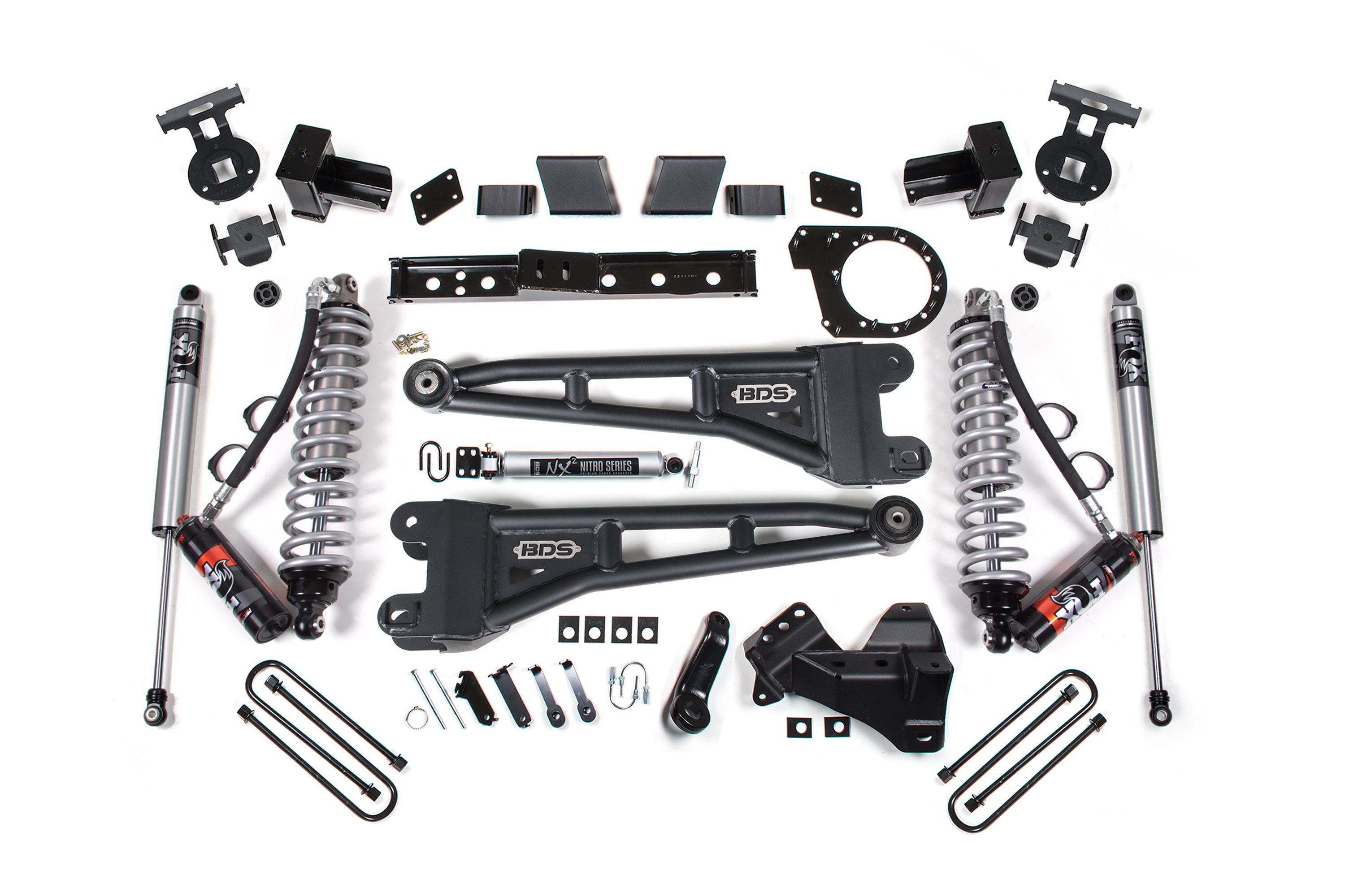 BDS 7 Inch Radius Arm Lift Kit FOX 2.5 Performance Elite Coilover Conv ...
