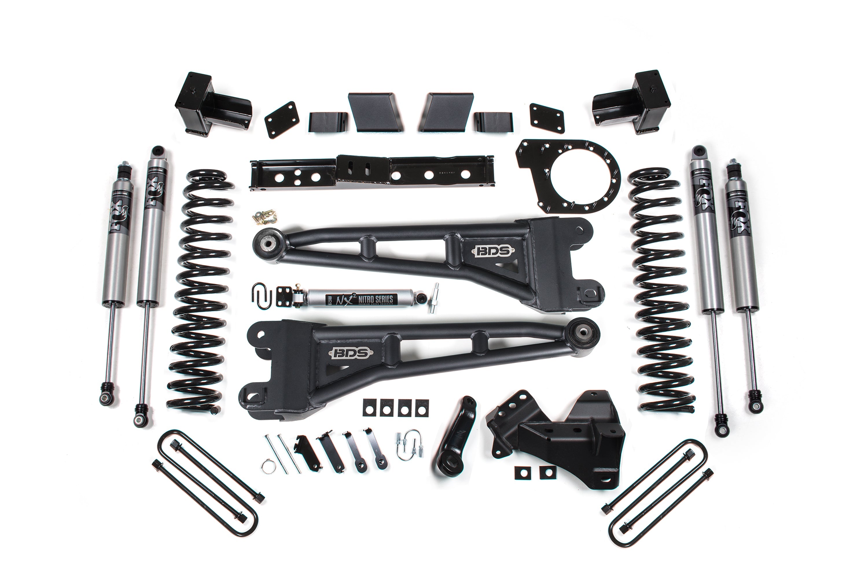 BDS 7 Inch Radius Arm Lift Kit Ford F250/F350 Super Duty Diesel 4WD (2023–2026)