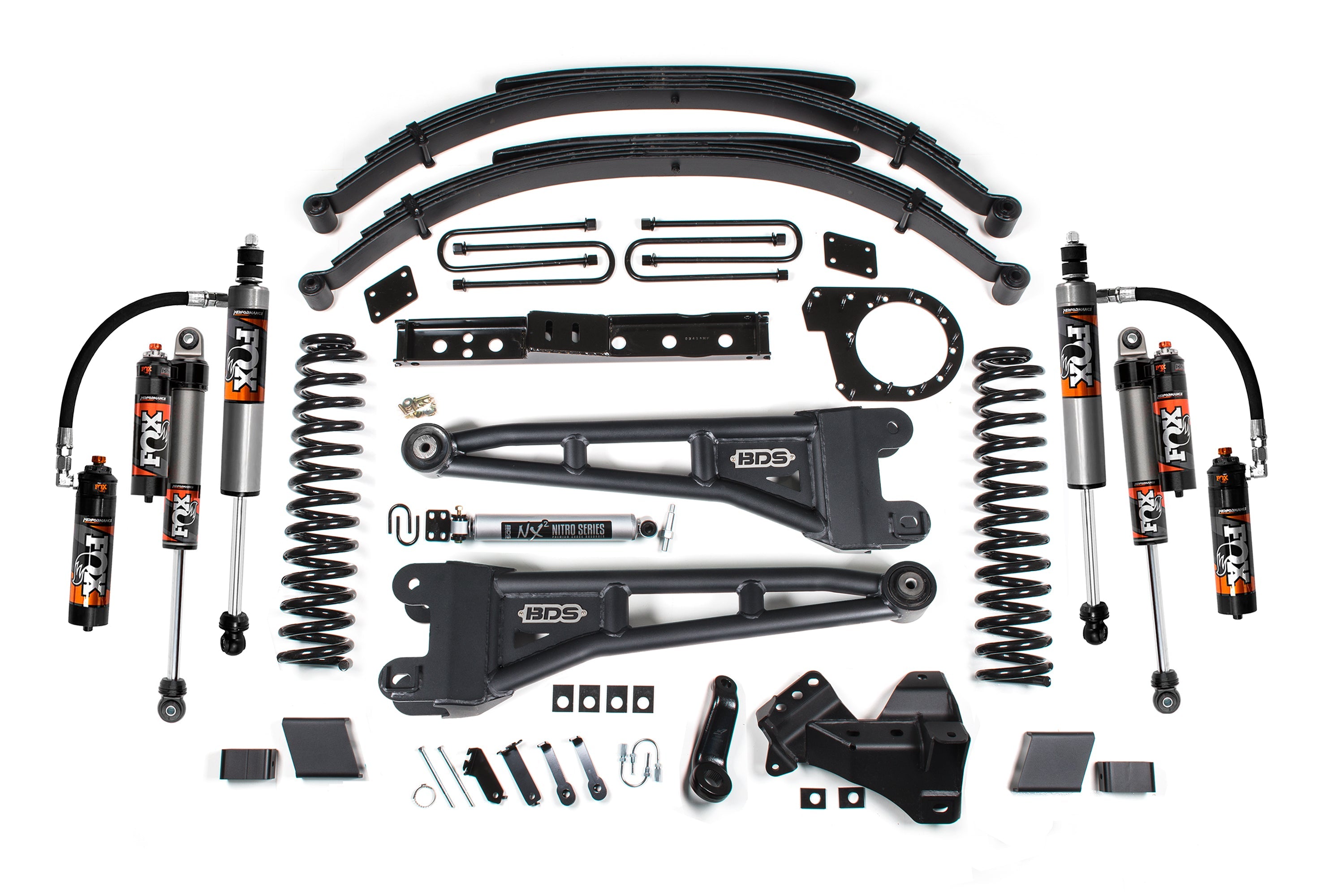 BDS 7 Inch Radius Arm Lift Kit Ford F250/F350 Super Duty Diesel 4WD (2023–2026)