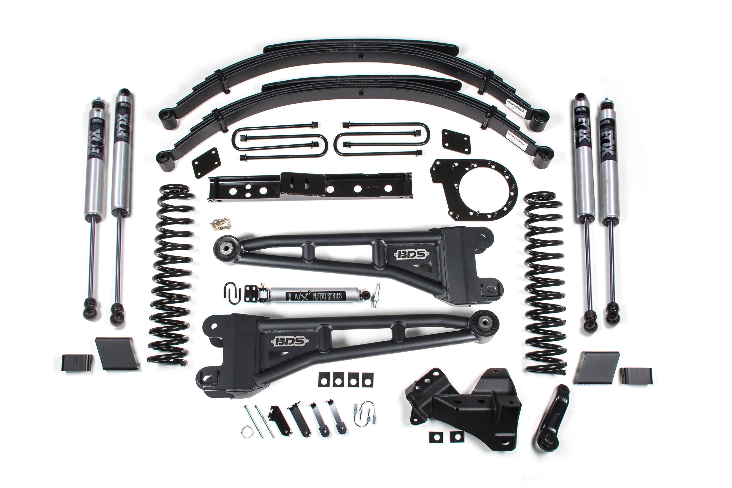 BDS 7 Inch Radius Arm Lift Kit Ford F250/F350 Super Duty Diesel 4WD (2023–2026)