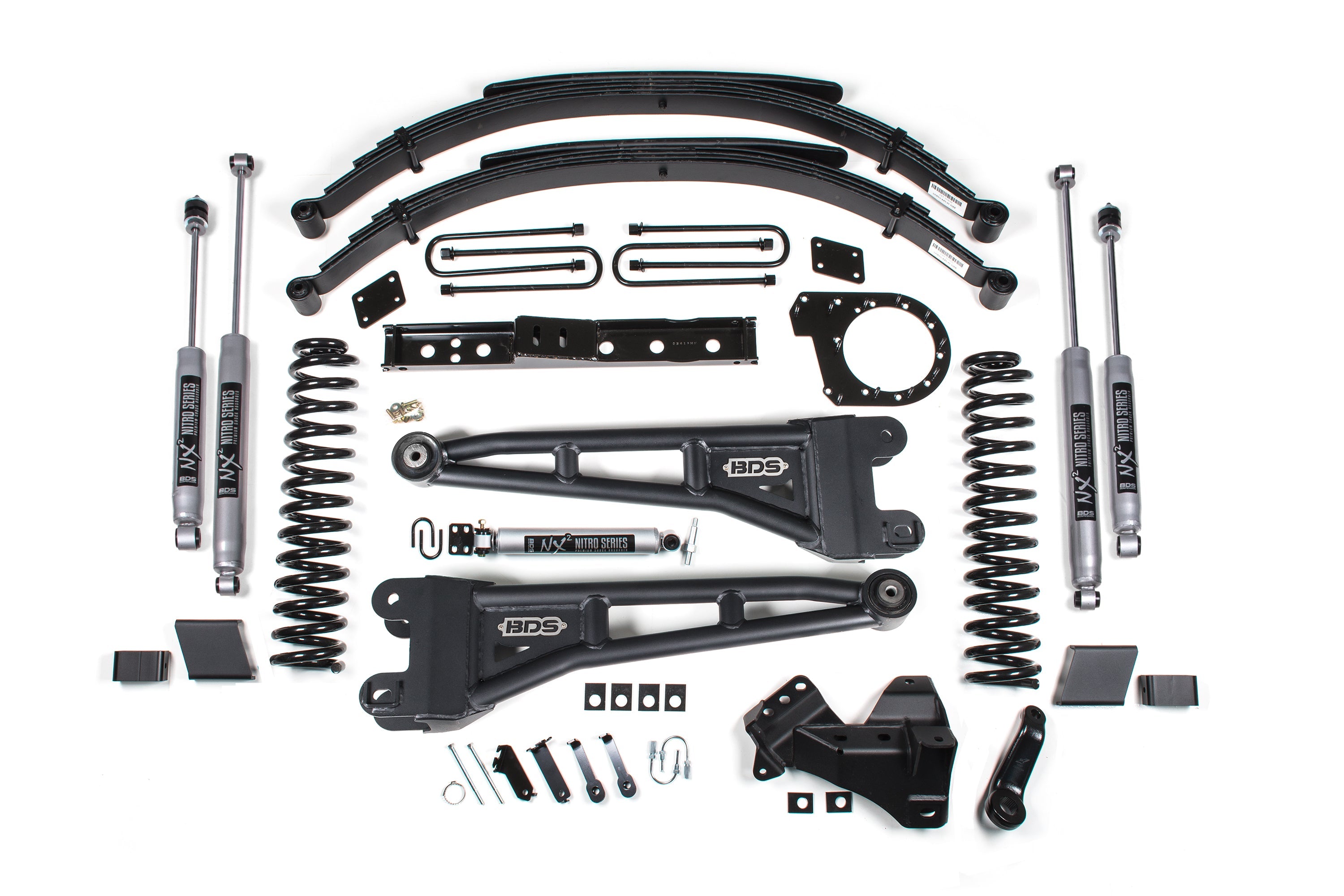 BDS 7 Inch Radius Arm Lift Kit Ford F250/F350 Super Duty Diesel 4WD (2023–2026)