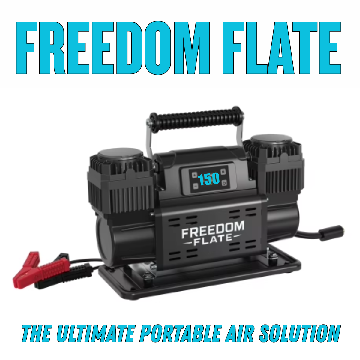 Freedom Flate Air Compressor (Set Target Pressure with Auto Shut-Off)