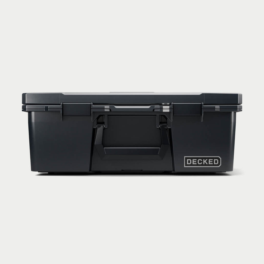 [A0020-HRAK-BLK] Front view of a black Halfrack