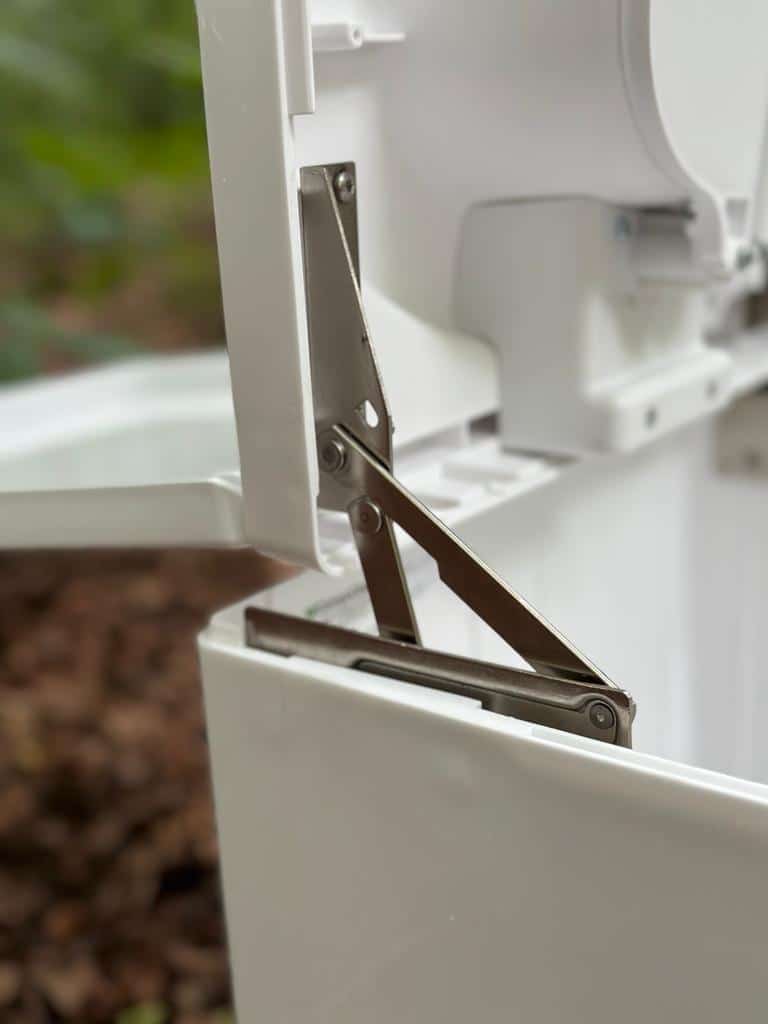 Cuddy Composting Toilet Stainless Steel Hinge Upgrade Kit | Replacement Hinges for Pre-2023 Cuddy