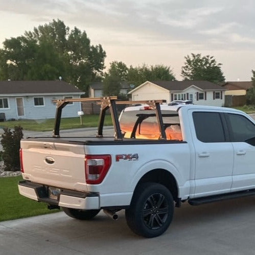 F150, F250, F350 - Bed Rack For Retractable Covers with T-slots