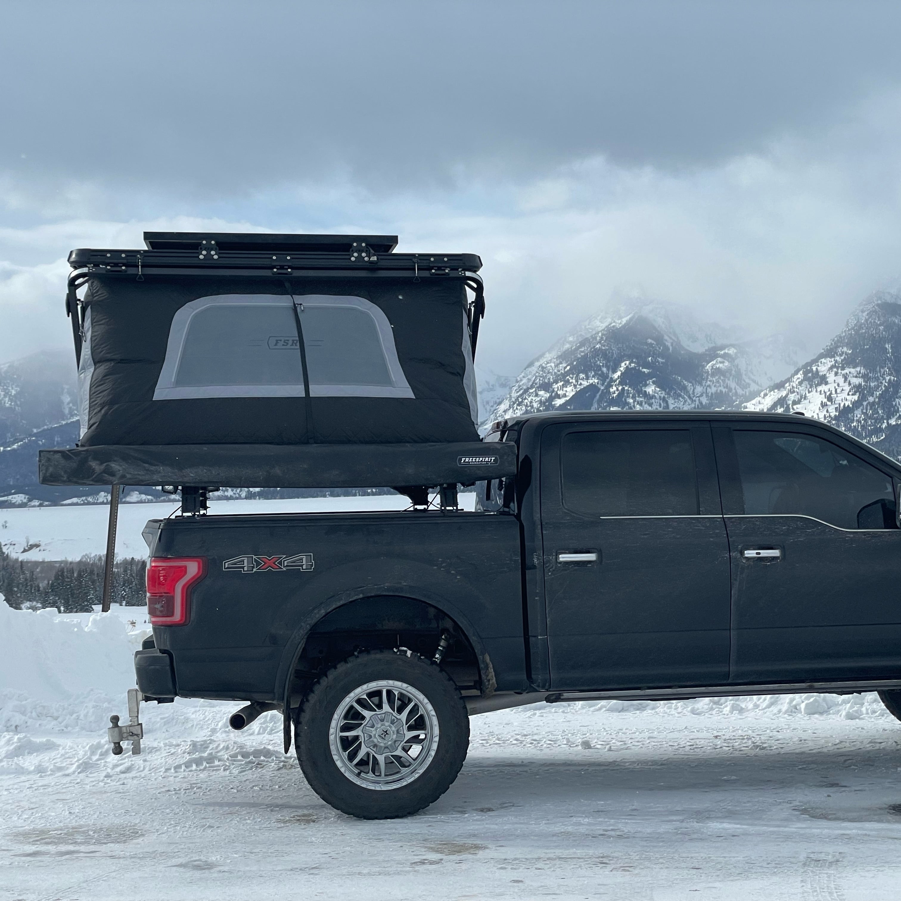 F150, F250, F350 - Bed Rack For Retractable Covers with T-slots