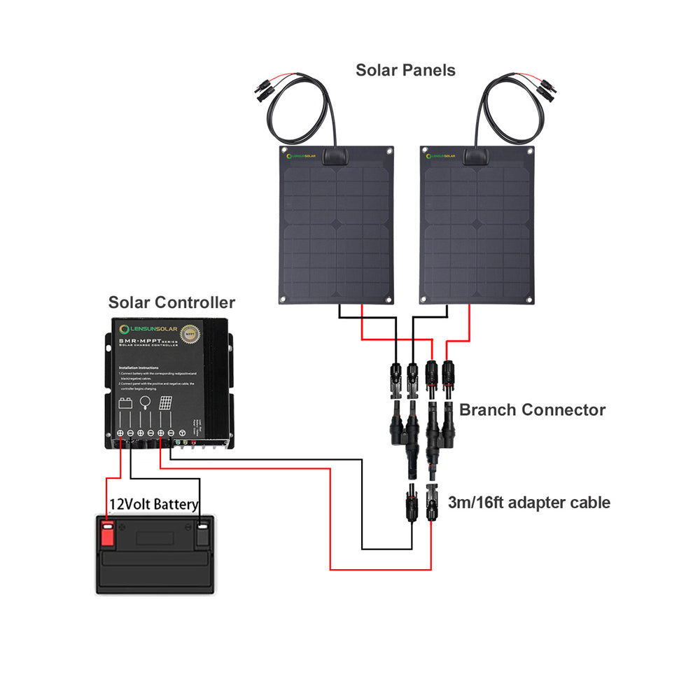 lensunsolar-two-solar-panels-in-parallel