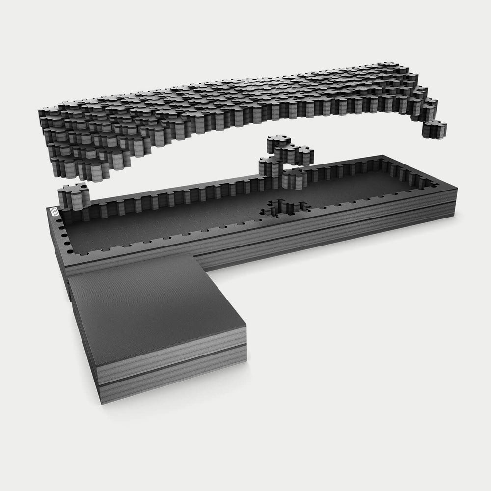 [A0150-PZFM-VXLG] Piecekeeper PuzzleFoam for a full-size, long bed truck.