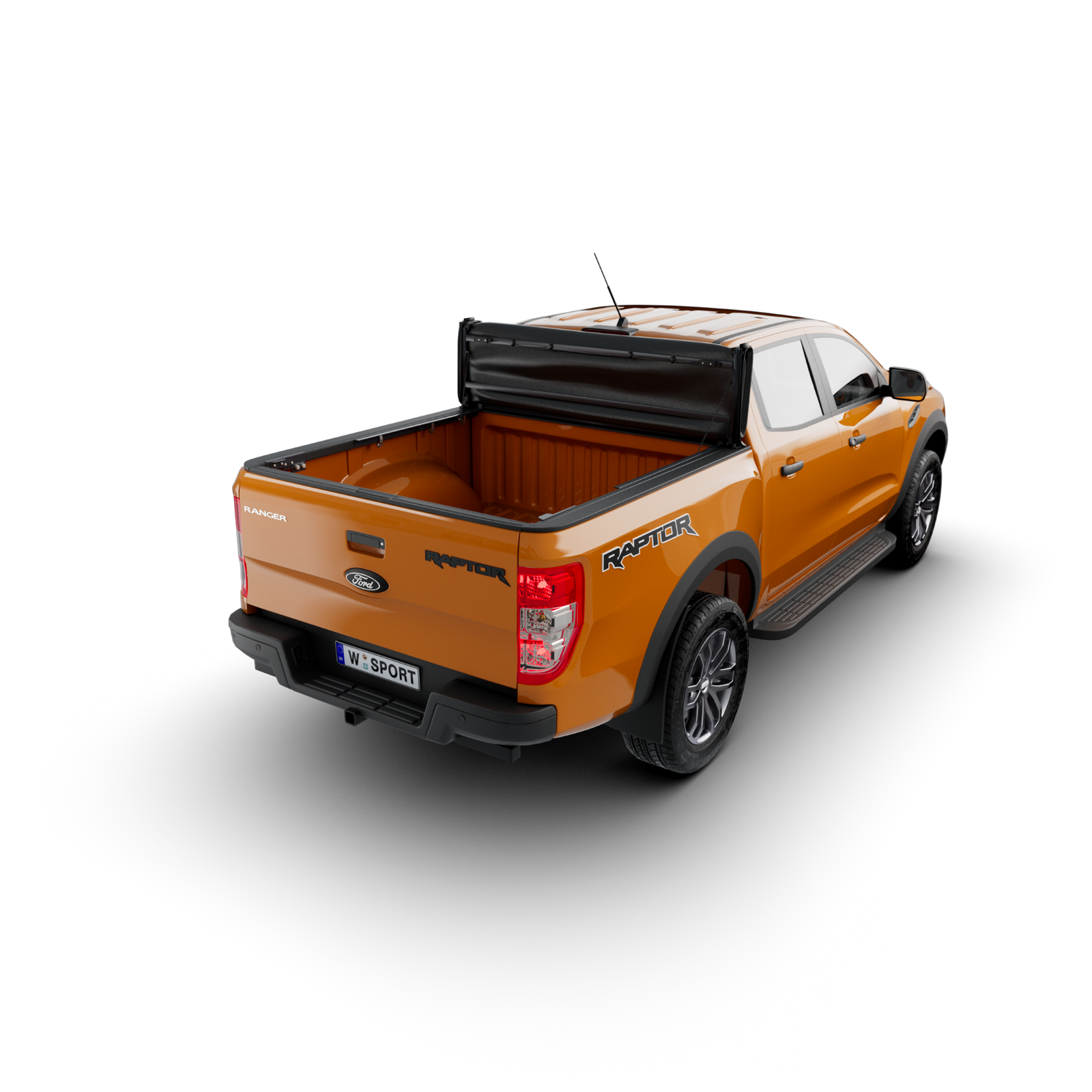 Worksport SC4 Quick Latch Full Bed Access Soft Tonneau Cover for Ford Ranger