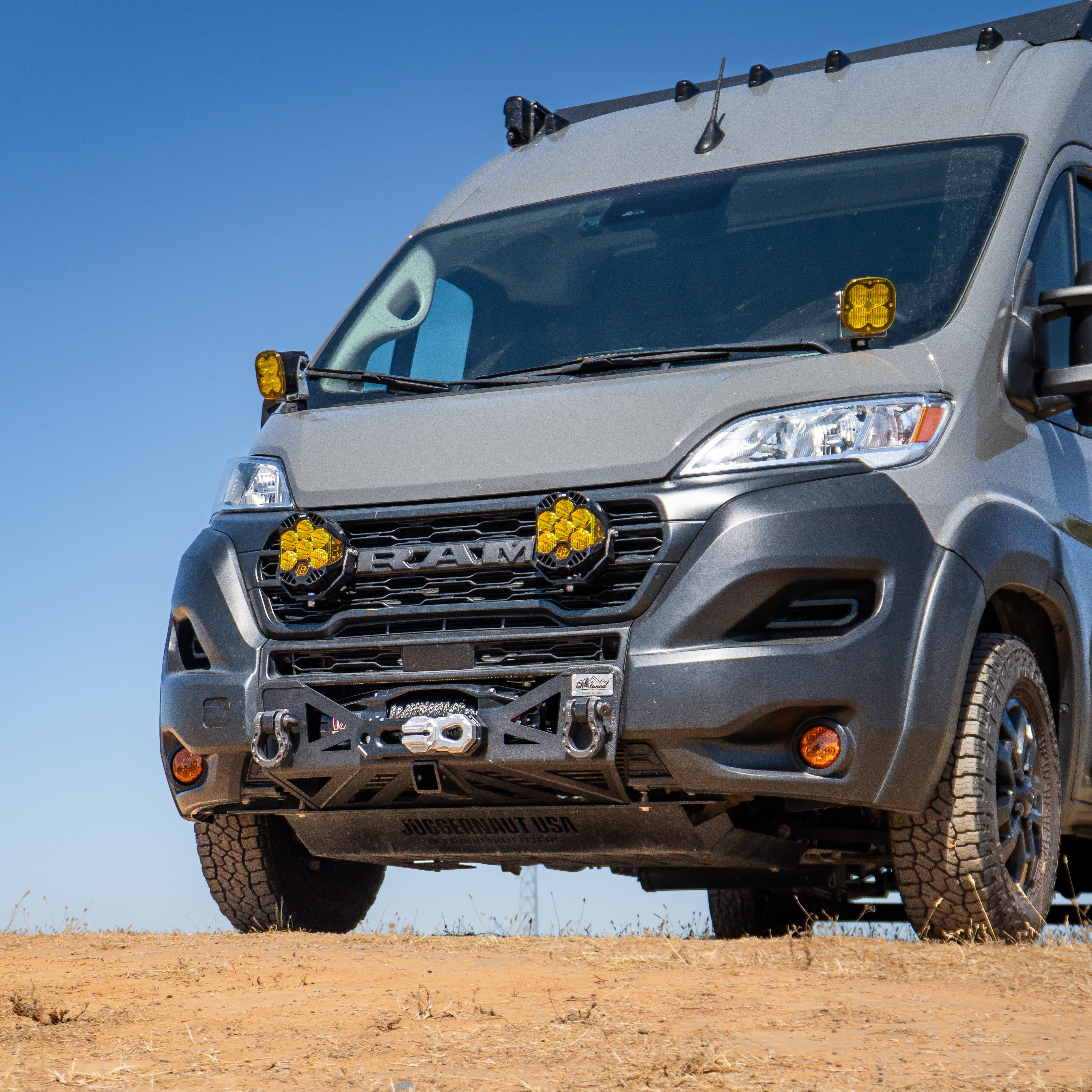 CAtuned Off-Road Ditch Light Brackets | 2023+ Ram ProMaster