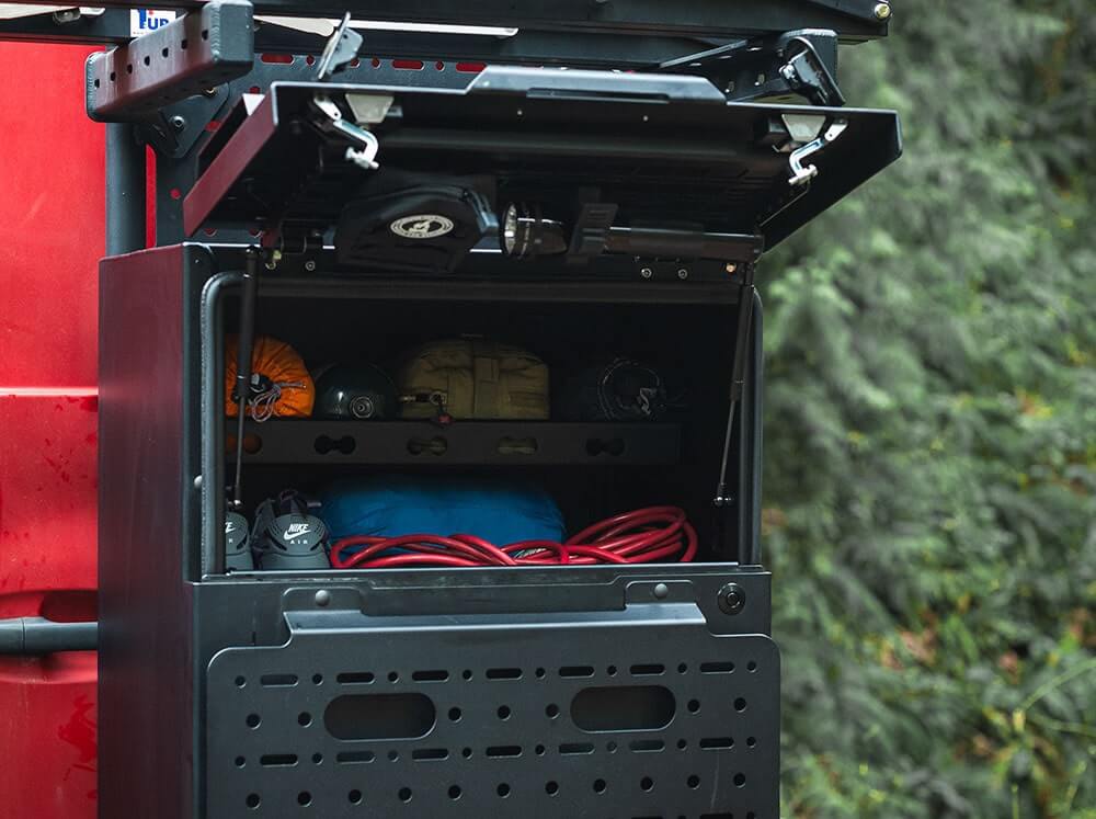 Shelves for Flatline Van Co. Rear Storage Box