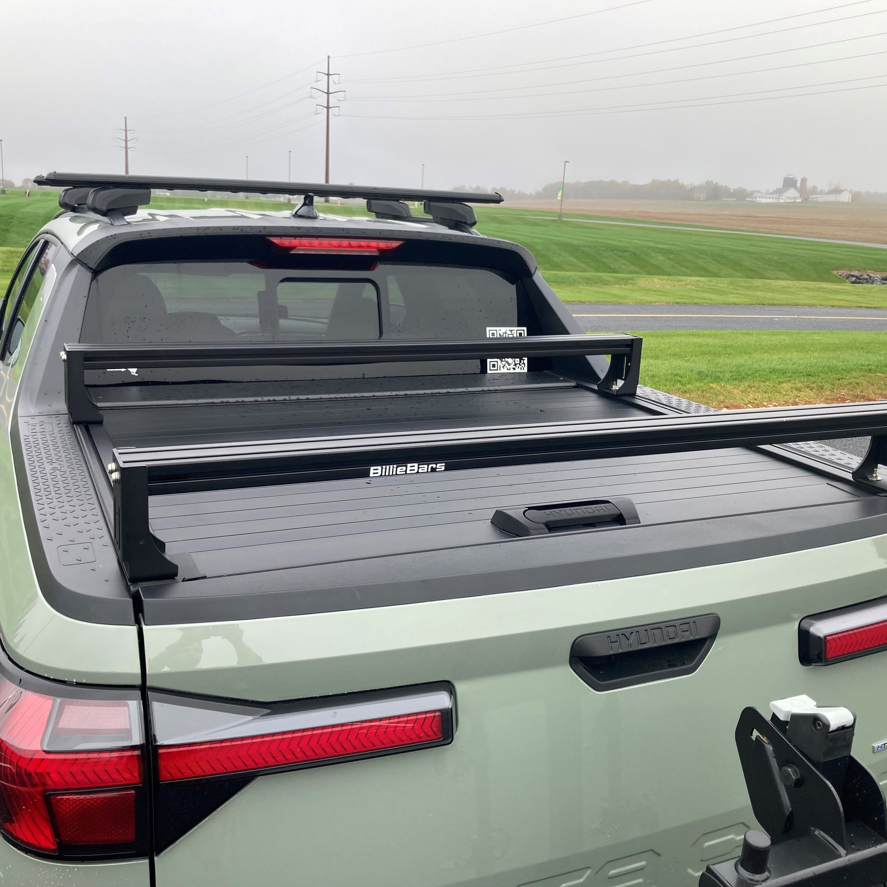 Santa Cruz- Bed Rack For Factory Retractable Cover with T-slots