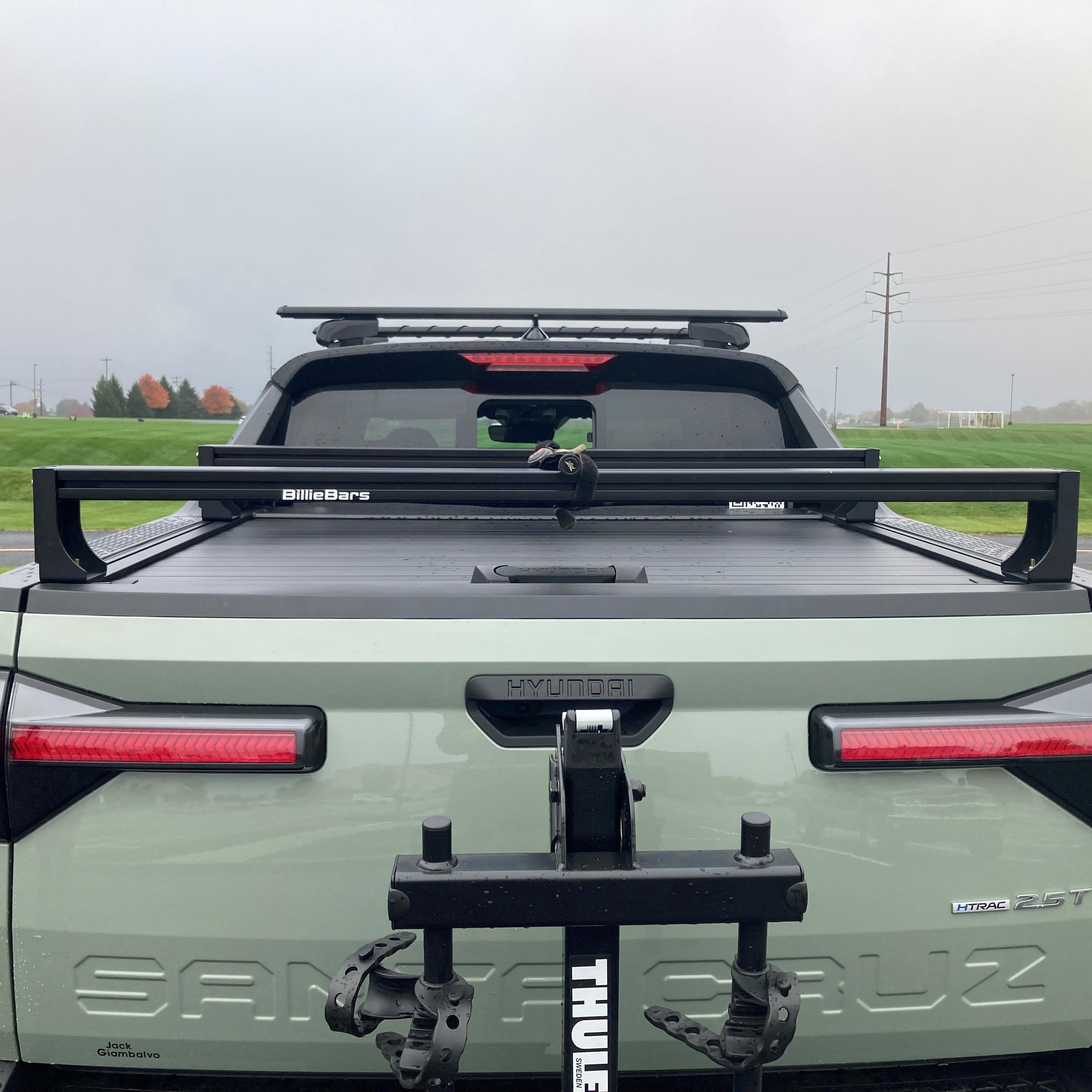 Santa Cruz- Bed Rack For Factory Retractable Cover with T-slots