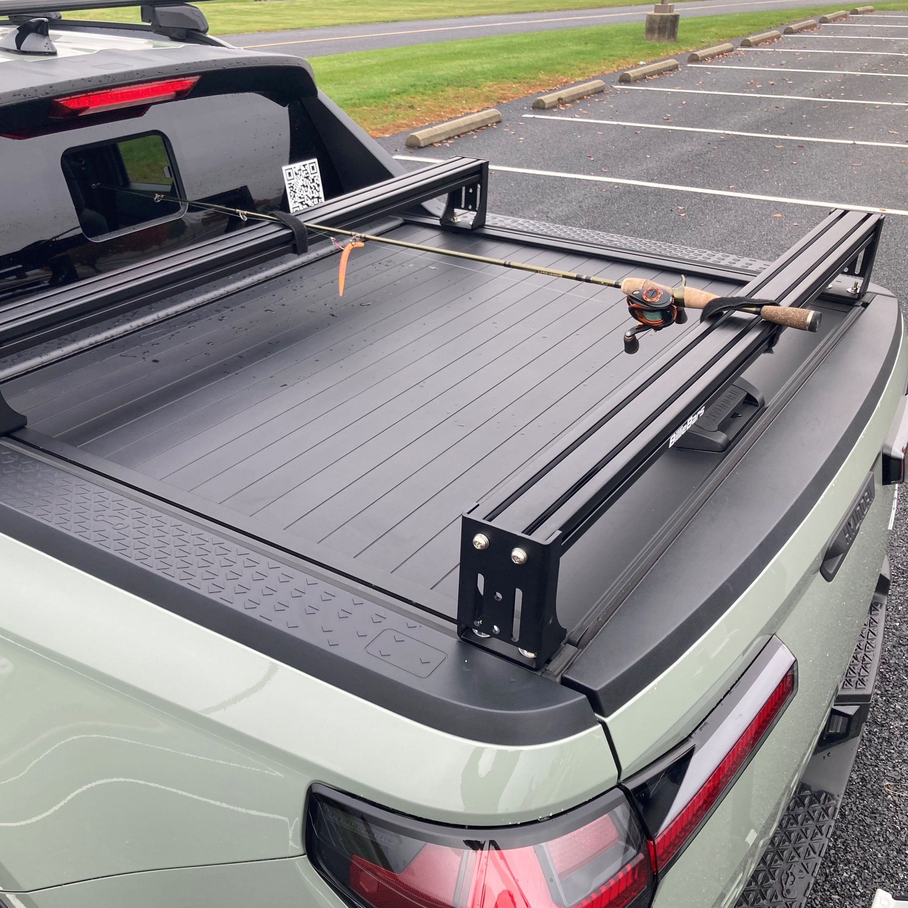 Santa Cruz- Bed Rack For Factory Retractable Cover with T-slots
