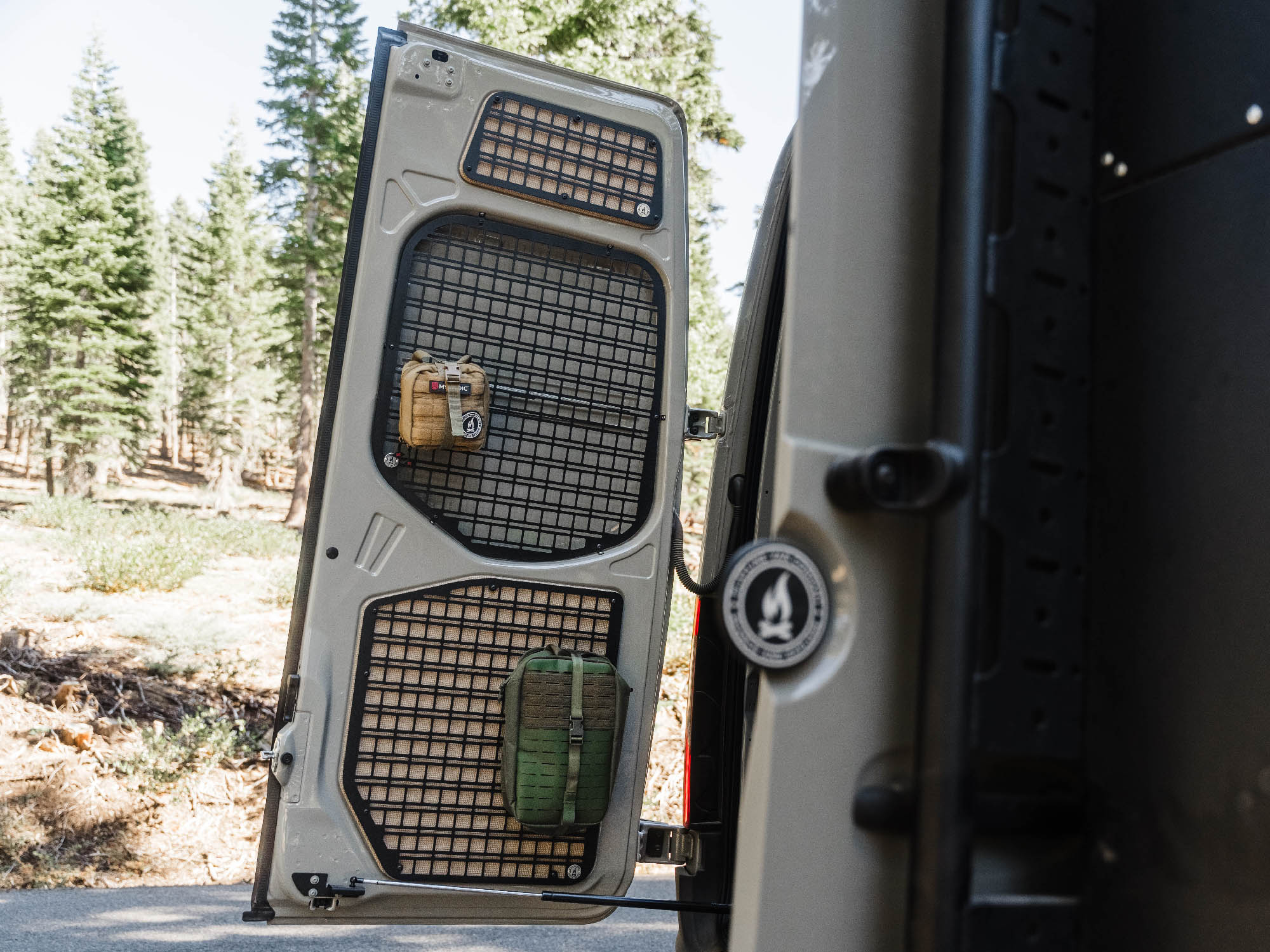 Sprinter Van Rear Door Molle Panels