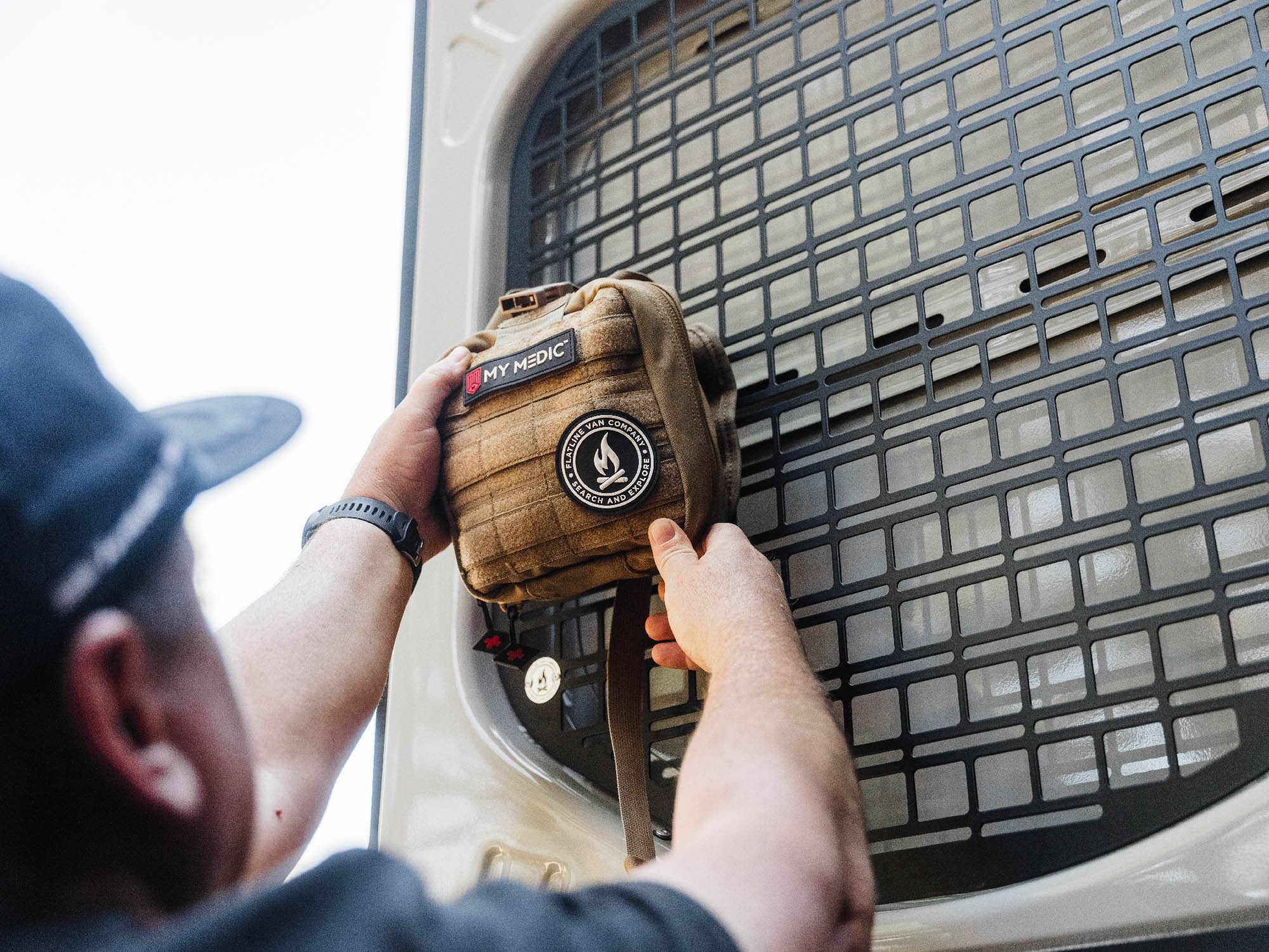 Sprinter Van Rear Door Molle Panels