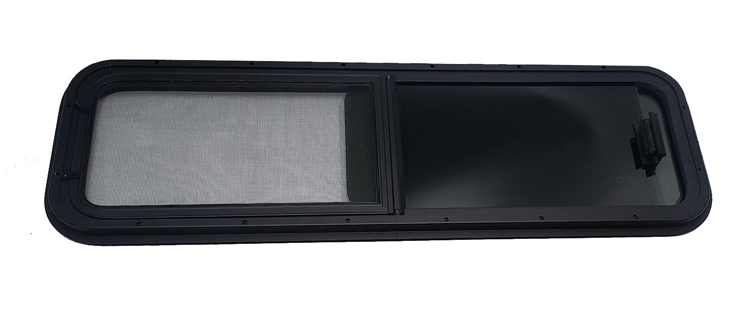 VWD Universal Van Bunk Half-Slider Window | Passenger Side 33" x 10" (VW3310R)